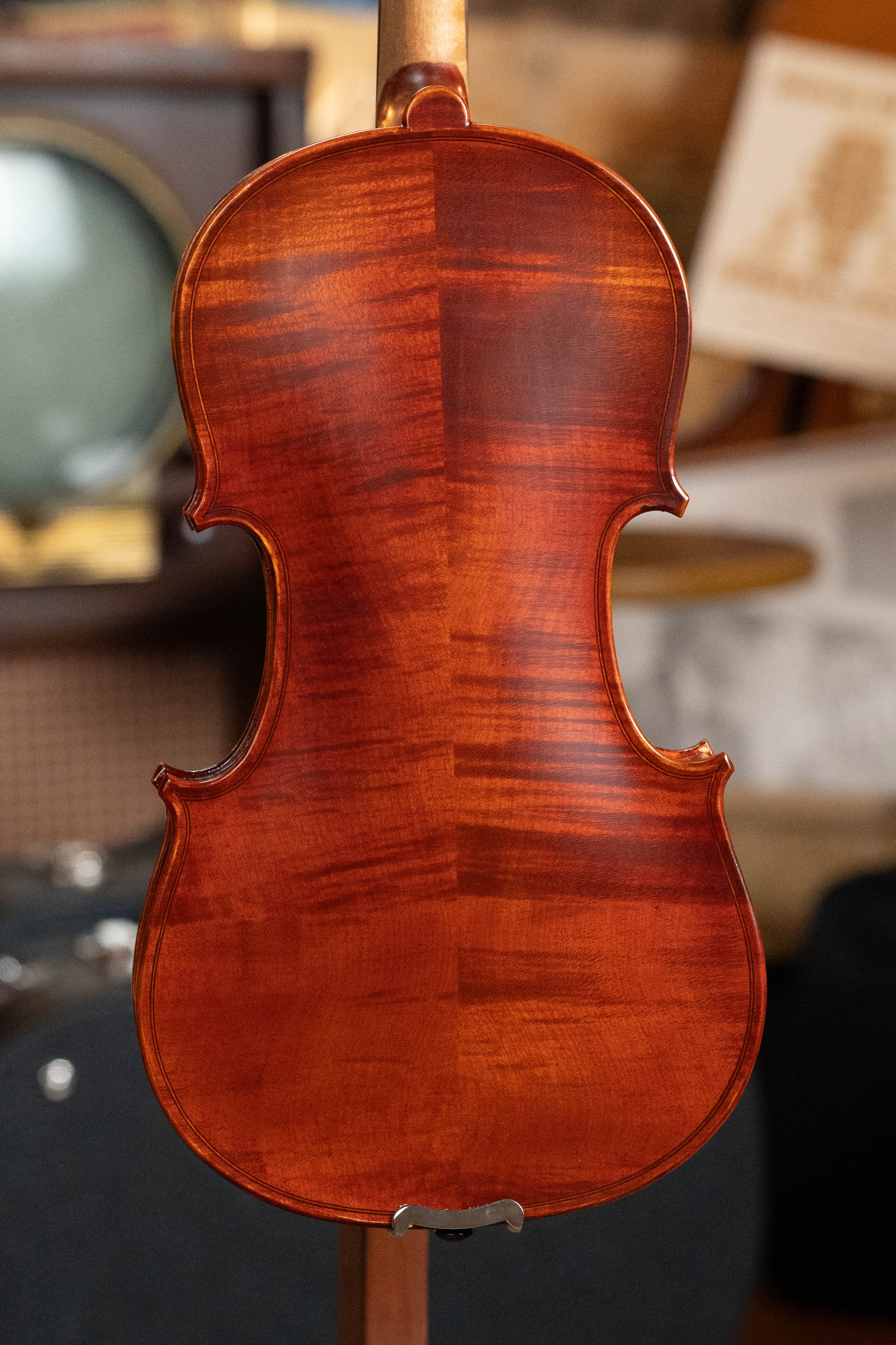 Eastman Spruce/Maple 4/4 Sized Stradivari Violin VLF1 Kit #4741 - Image 10