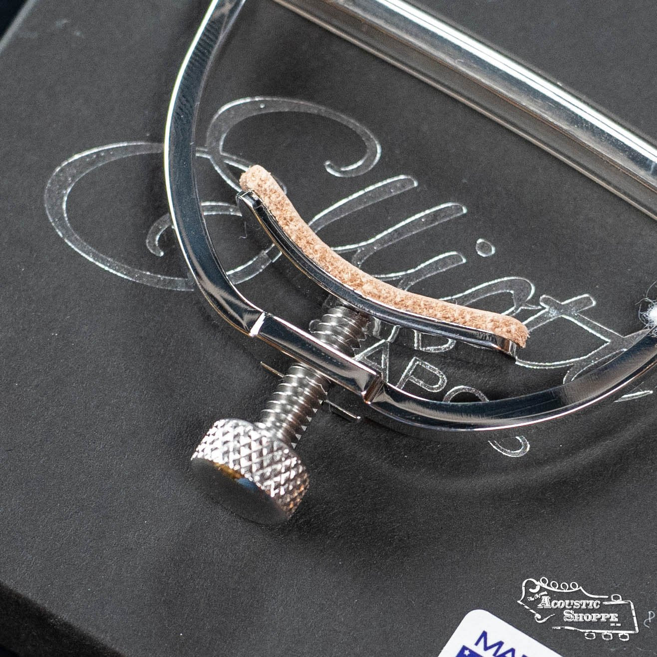 Elliott G34E Push Button Elite Capo - Guitar 1 3/4" w/ 12" Radius - Image 2