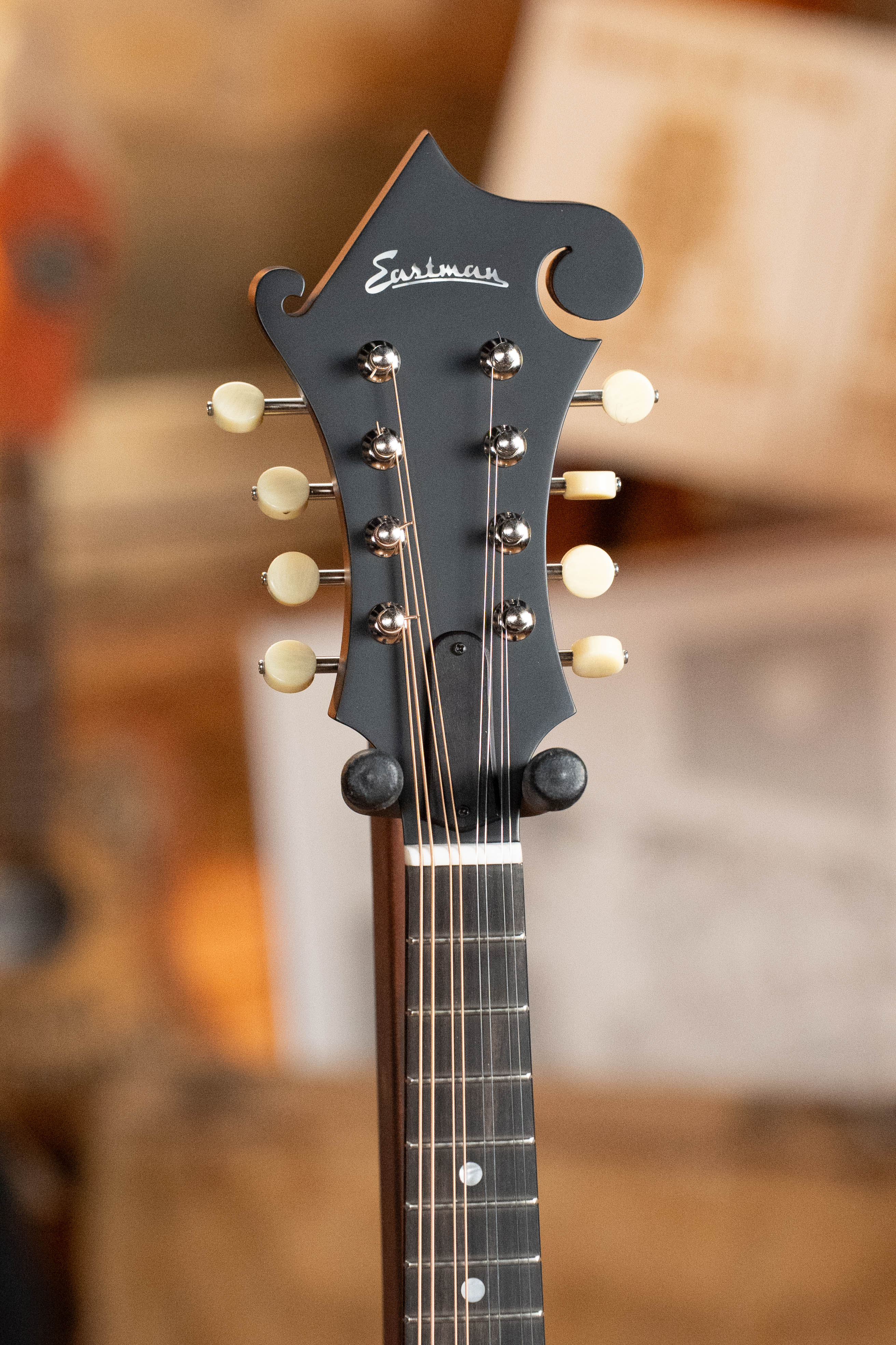 PRE-ORDER DEPOSIT ONLY *New 2026 Model* Eastman MD315 Wide Nut Adirondack/Maple F-Style Mandolin - Image 9