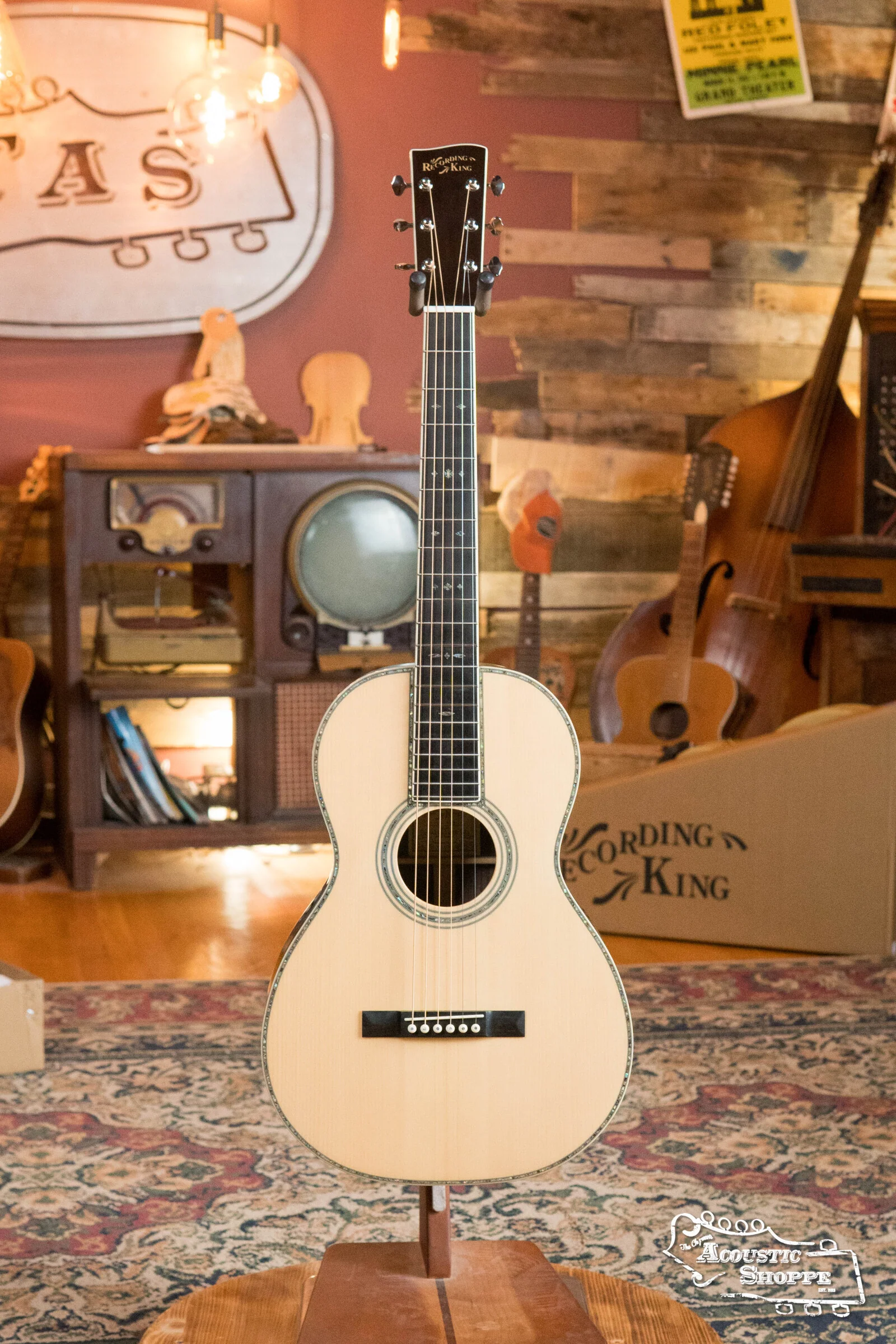 *Floor Model* Recording King RP-342 Adirondack/Rosewood Tonewood Reserve Elite 0 #0292 - Image 3