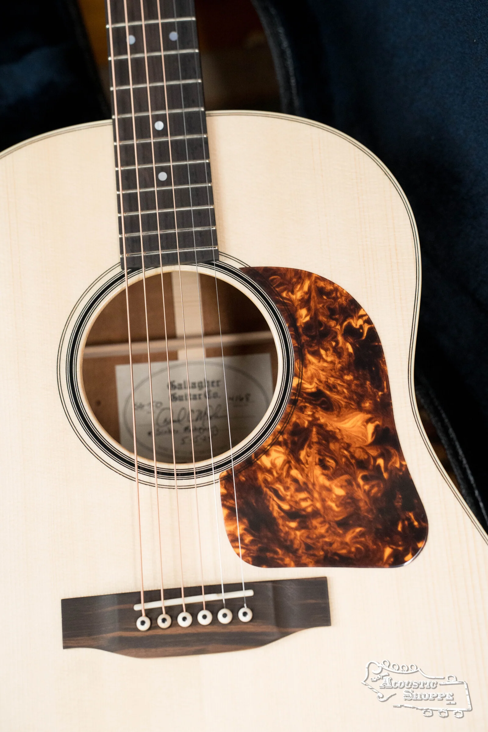 Gallagher SG-50 Adirondack/Sinker Mahogany Slope Shoulder Dreadnought Acoustic Guitar #4168 - Image 2