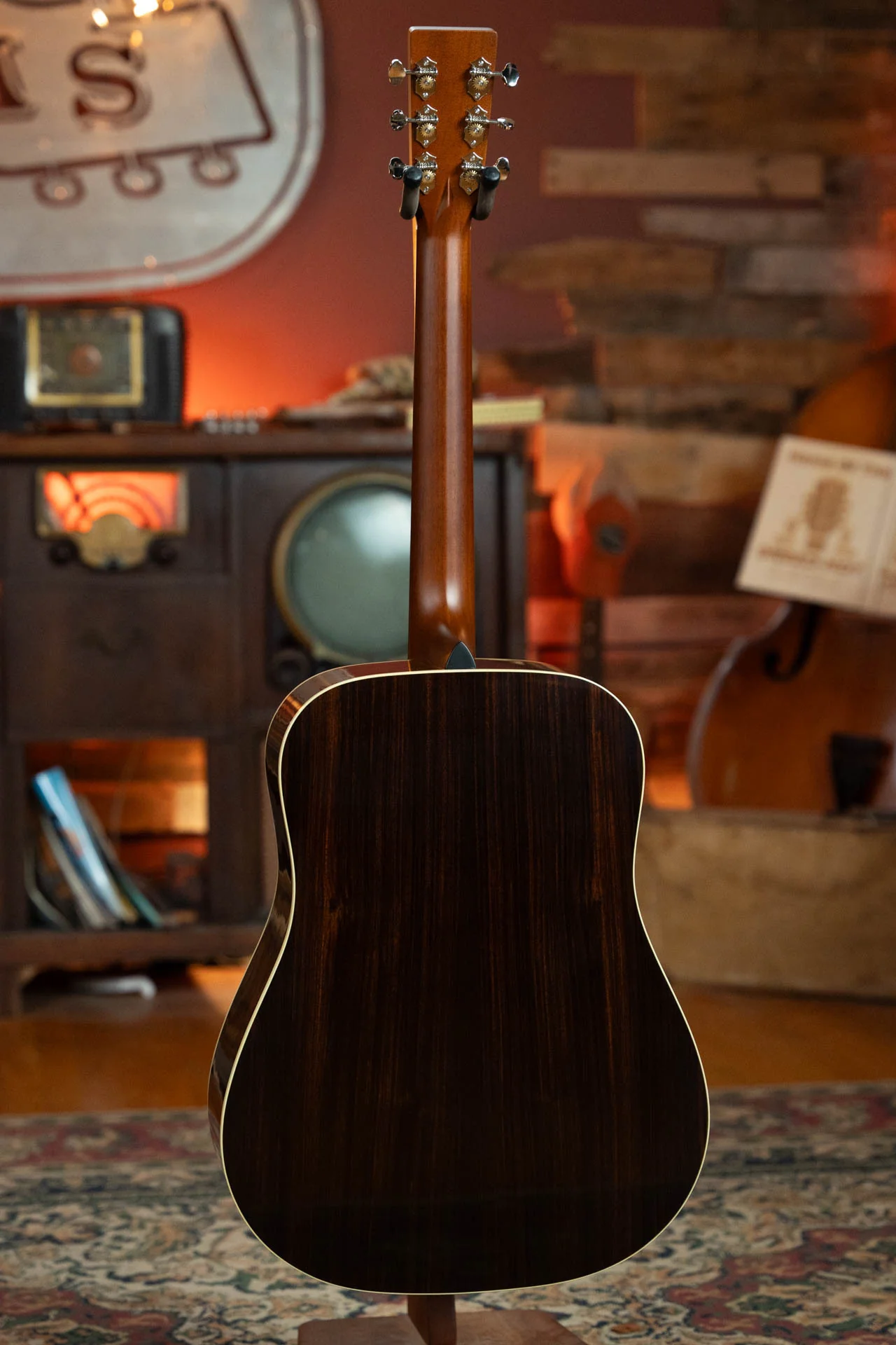 Gallagher The Bluegrass Bell Torrefied Adirondack/Rosewood Dreadnought Acoustic Guitar #4408 - Image 8