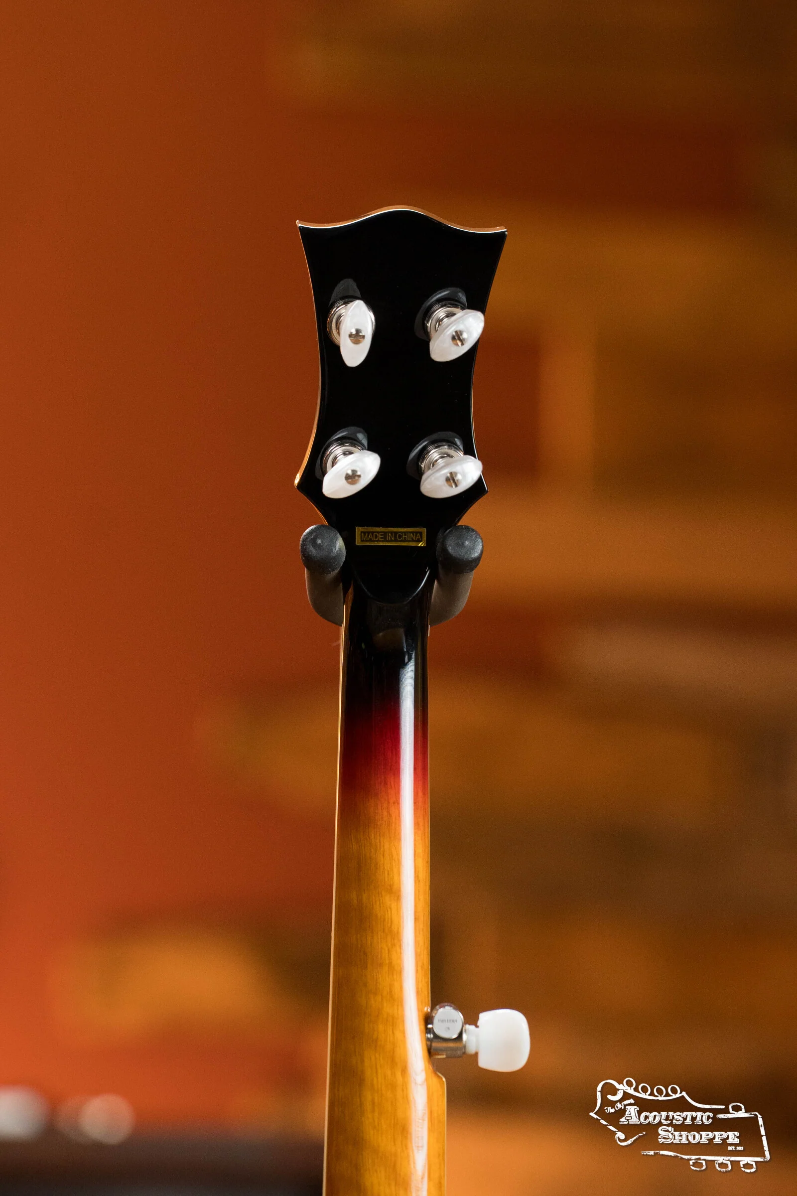 Gold Tone OB-2 Bowtie Mastertone Vintage Sunburst 5-String Resonator Banjo #0618 - Image 10