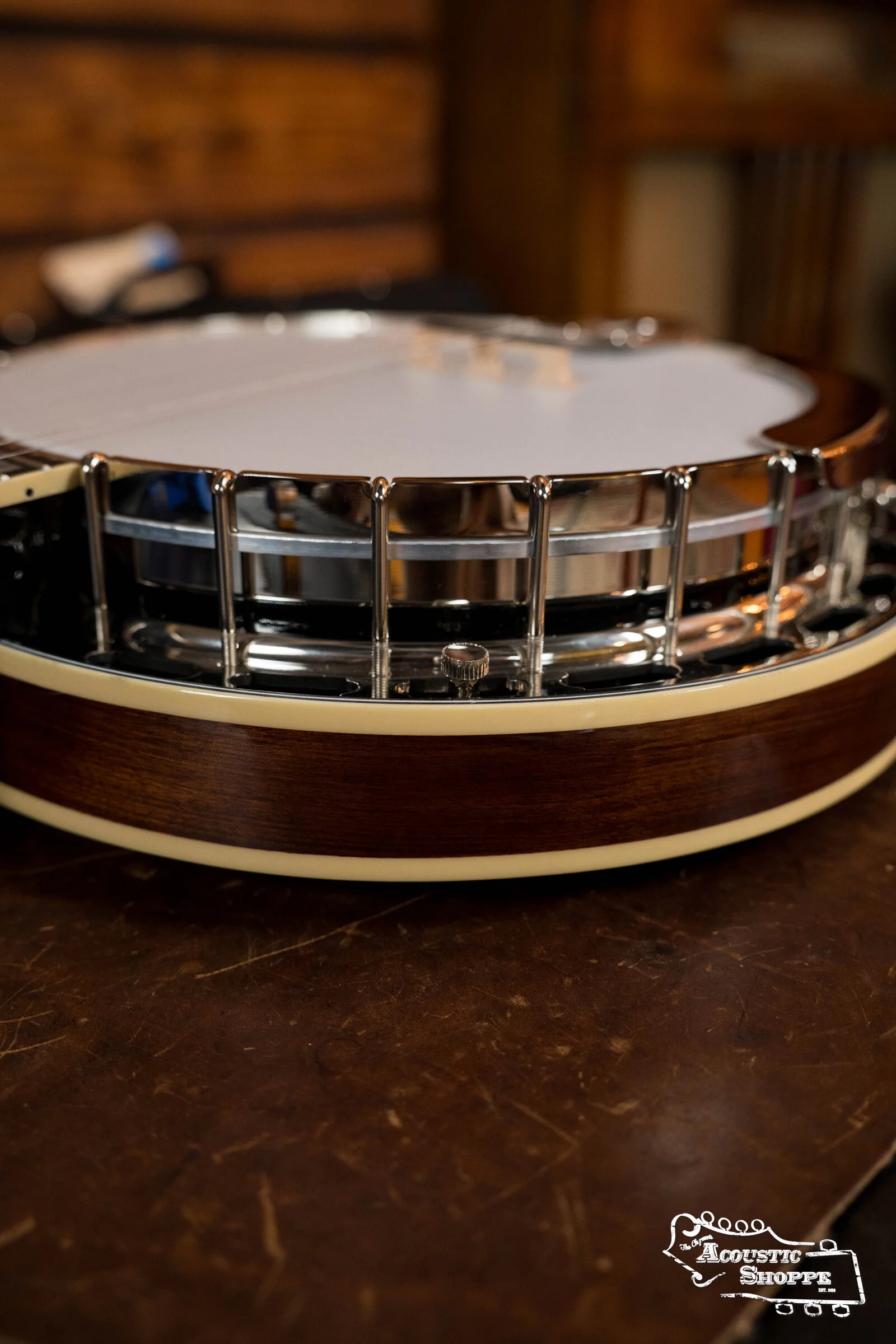 Gold Tone OB-2 Bowtie Mastertone Vintage Sunburst 5-String Resonator Banjo #0618 - Image 13