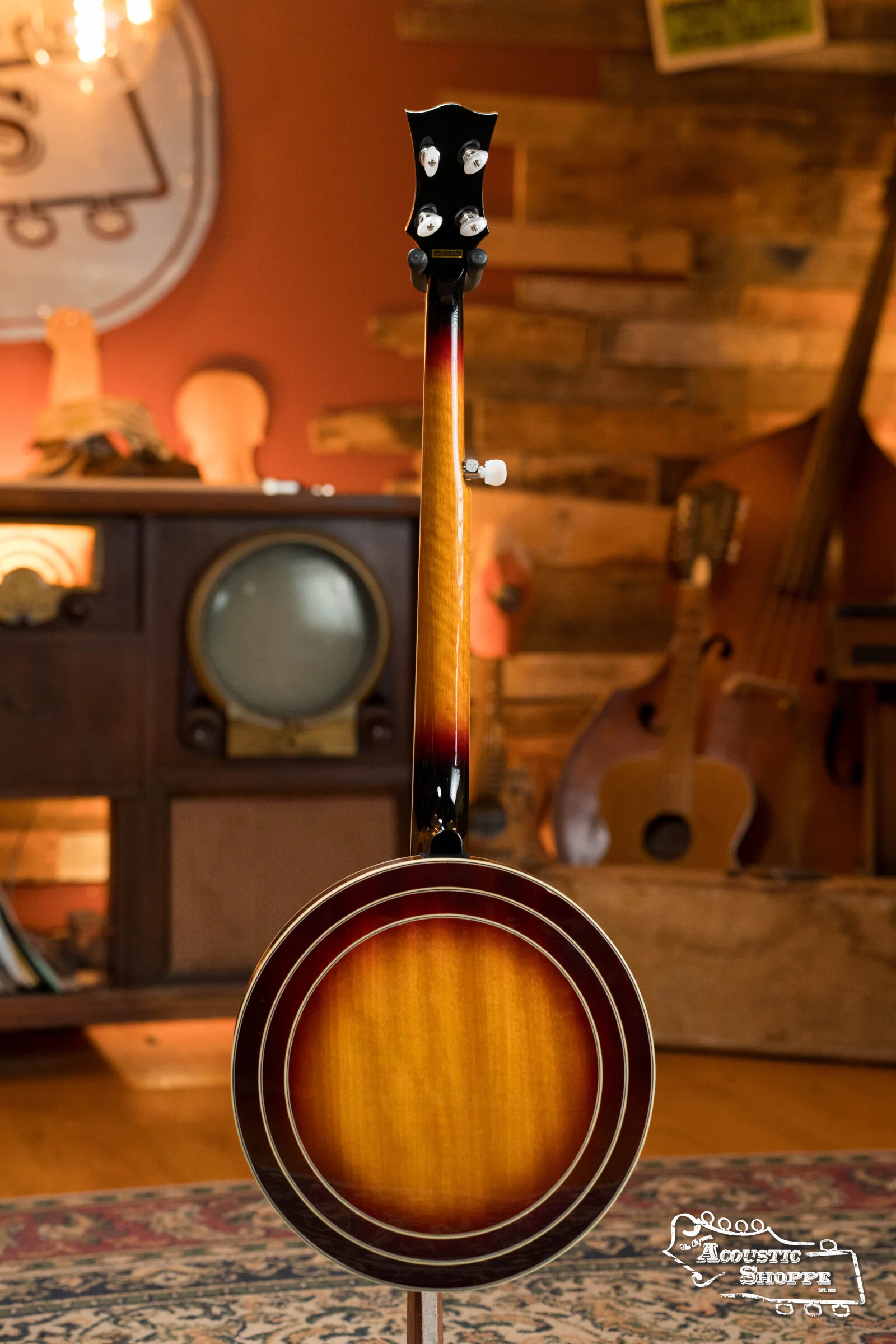 Gold Tone OB-2 Bowtie Mastertone Vintage Sunburst 5-String Resonator Banjo #0618 - Image 8