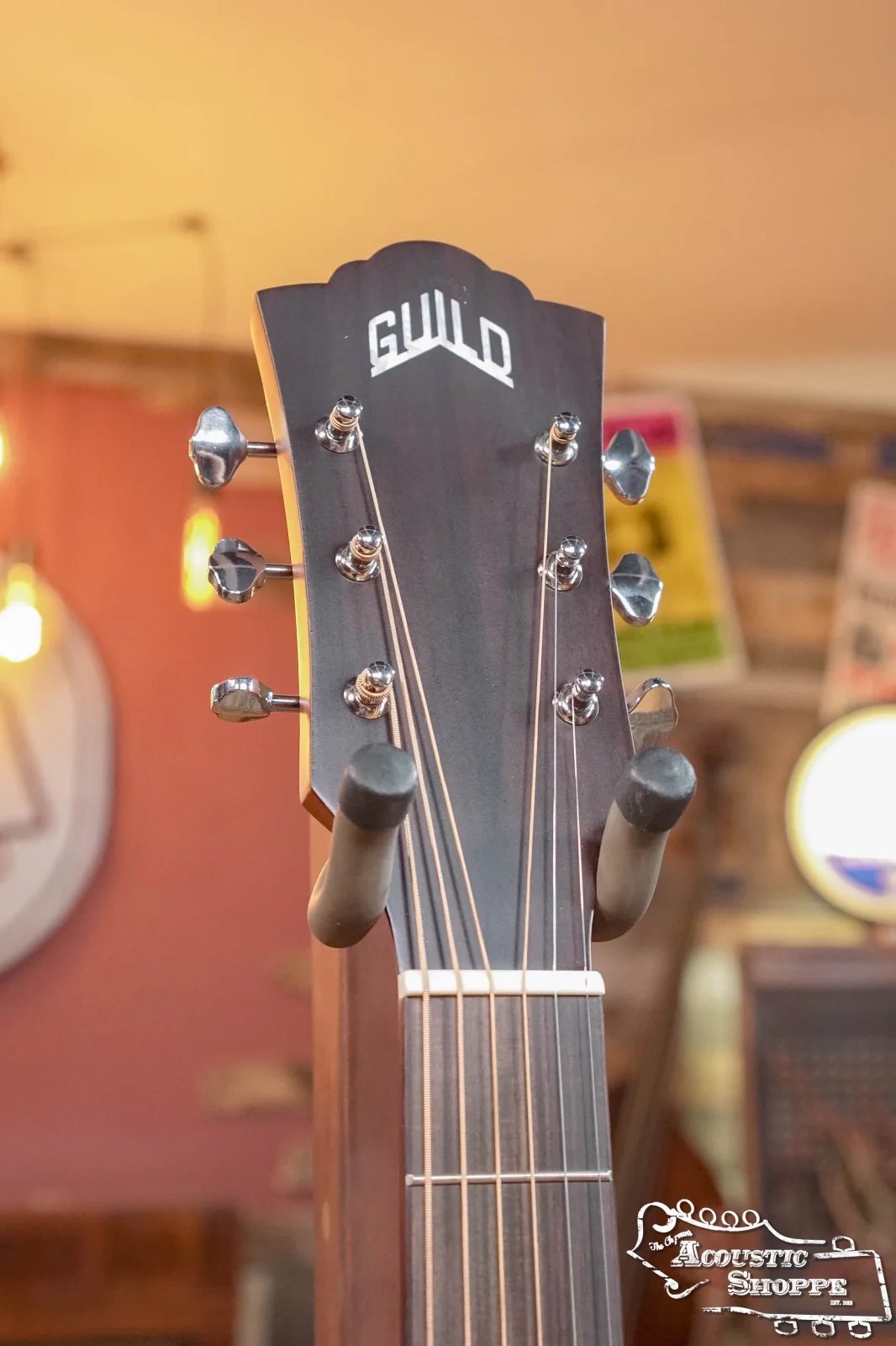 Guild F-240E Sitka/Mahogany Jumbo Natural Top Acoustic Guitar w/ Fishman Pickup #4694 - Image 6