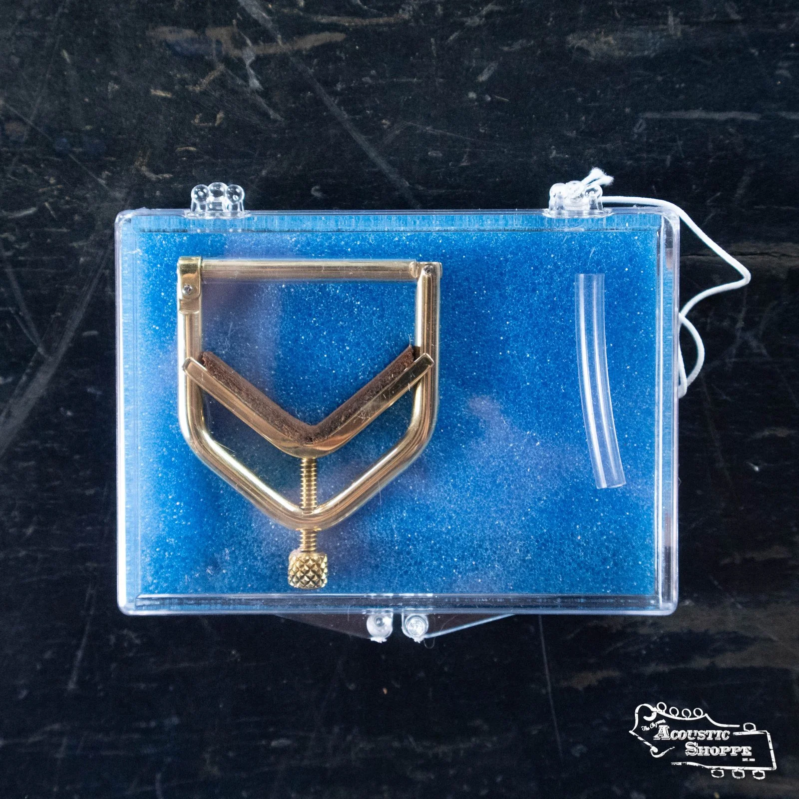 Kat Eyz Brass 0" Radius Banjo Capo (1/4 TS)