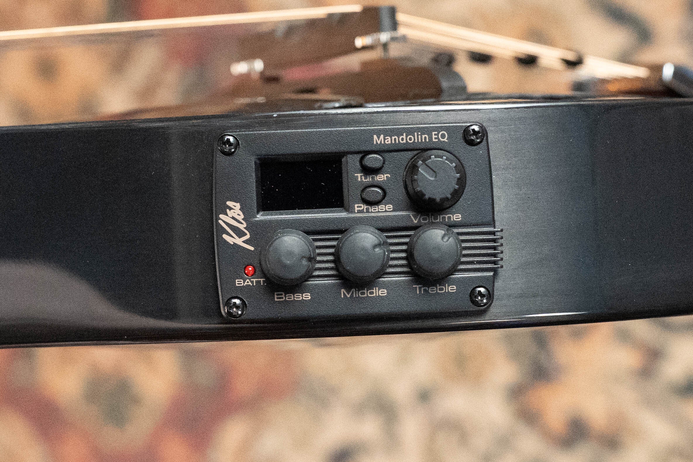 KLOS CT_MA_DAE_EQ Full Carbon Unidirectional Black A-Style Mandolin w/KLOS EQ Pickup #4889 - Image 7