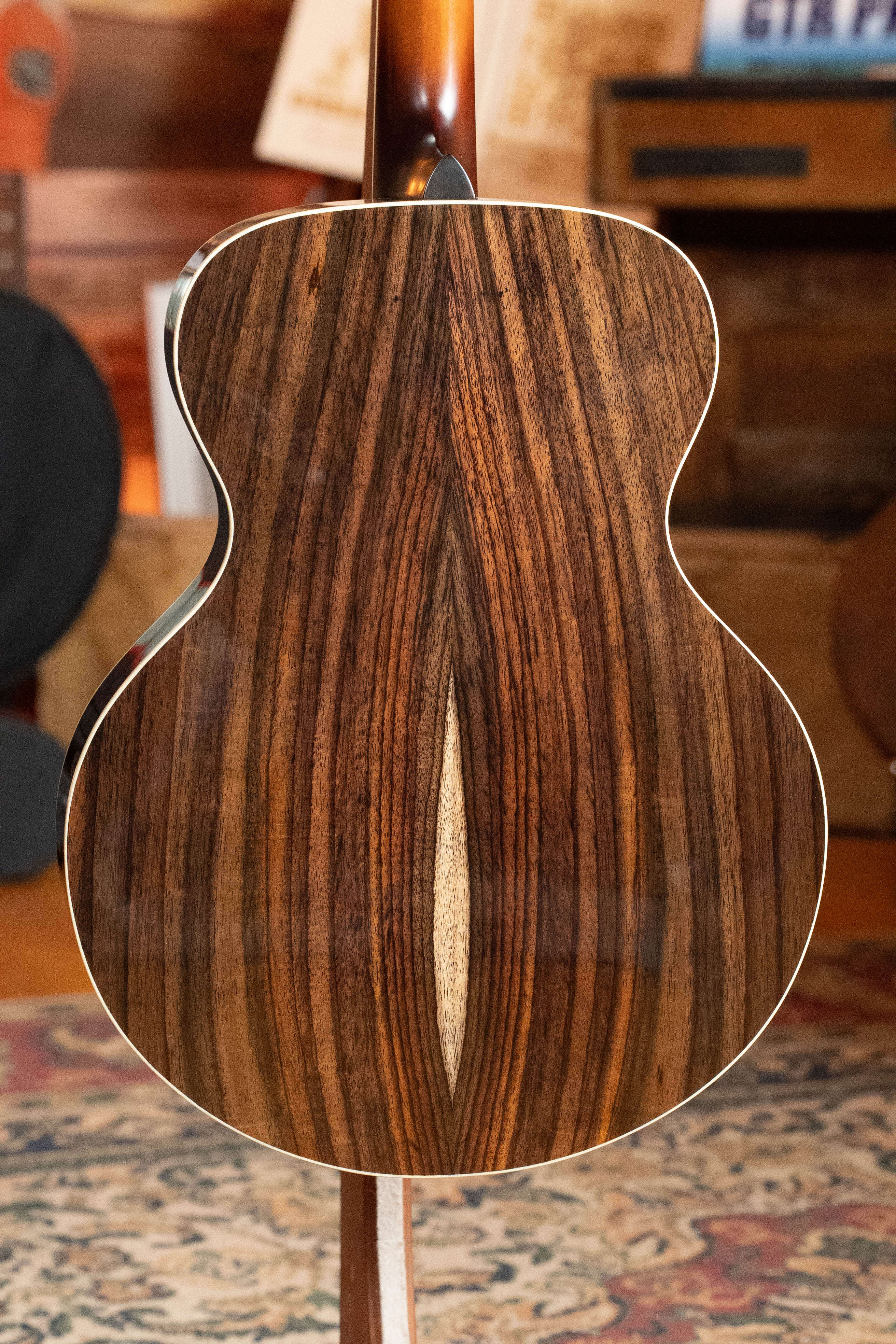 KR Strings "Moon" Spruce/Indian Rosewood F-Model Deluxe Sunburst Octolindo - Image 11