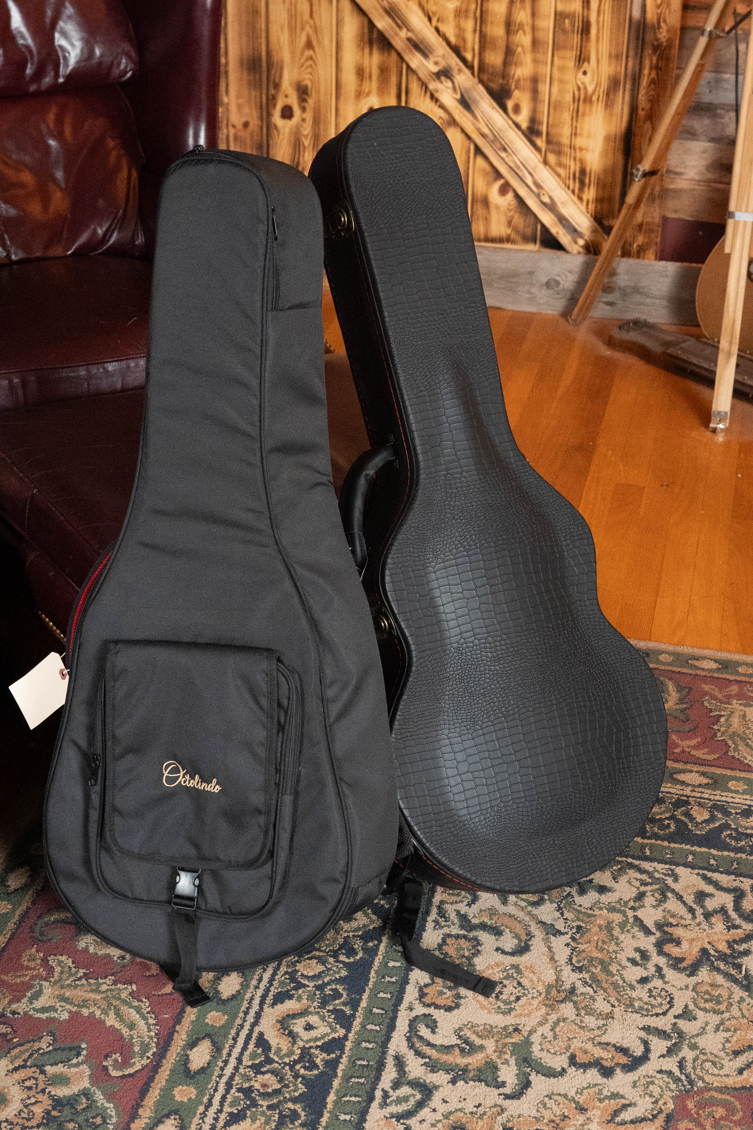 KR Strings "Moon" Spruce/Maple F-Model Deluxe Sunburst Octolindo - Image 14