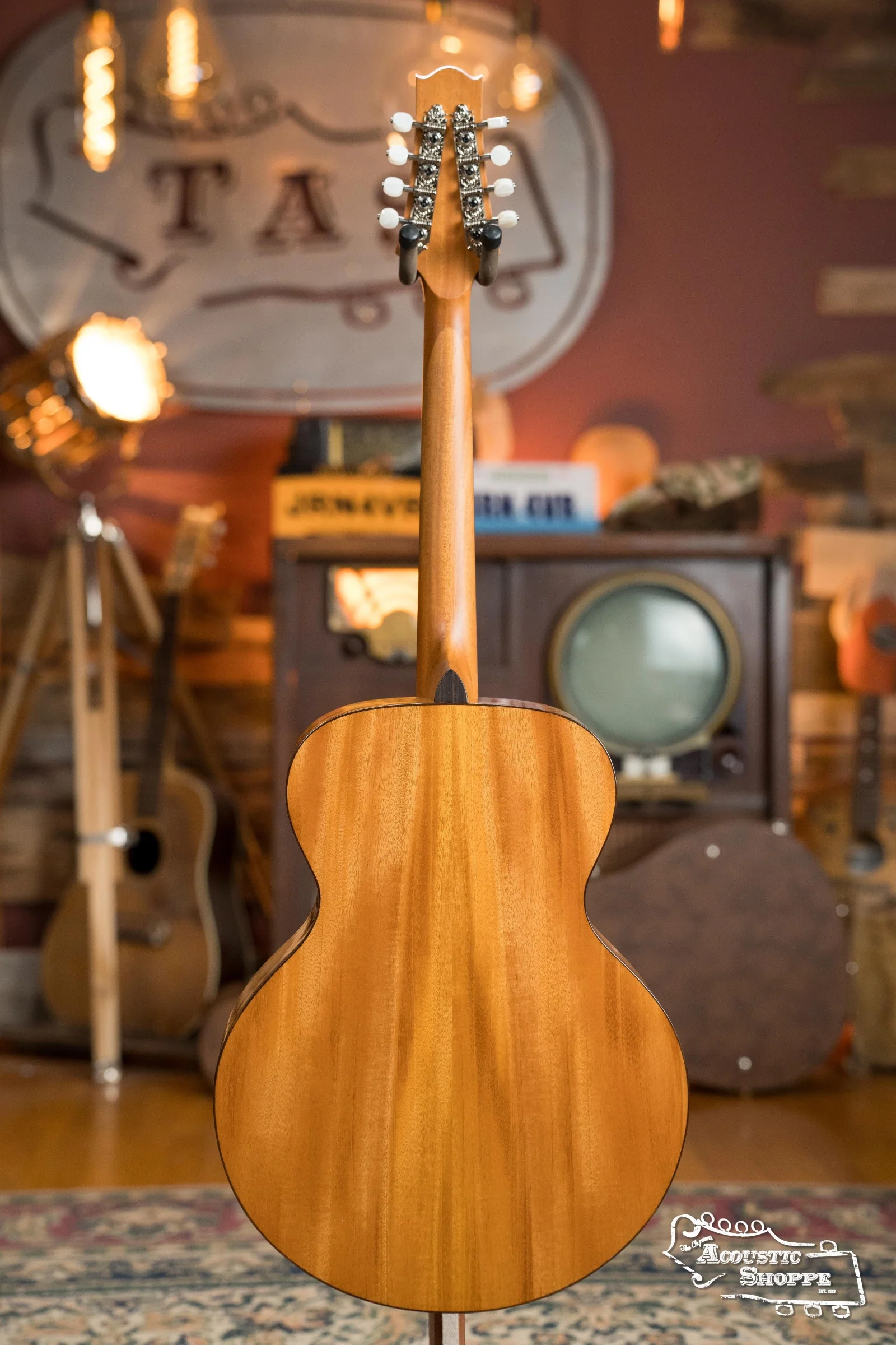 KR Strings Scholar Spruce/Mahogany Acoustic Octolindo #0002 - Image 8