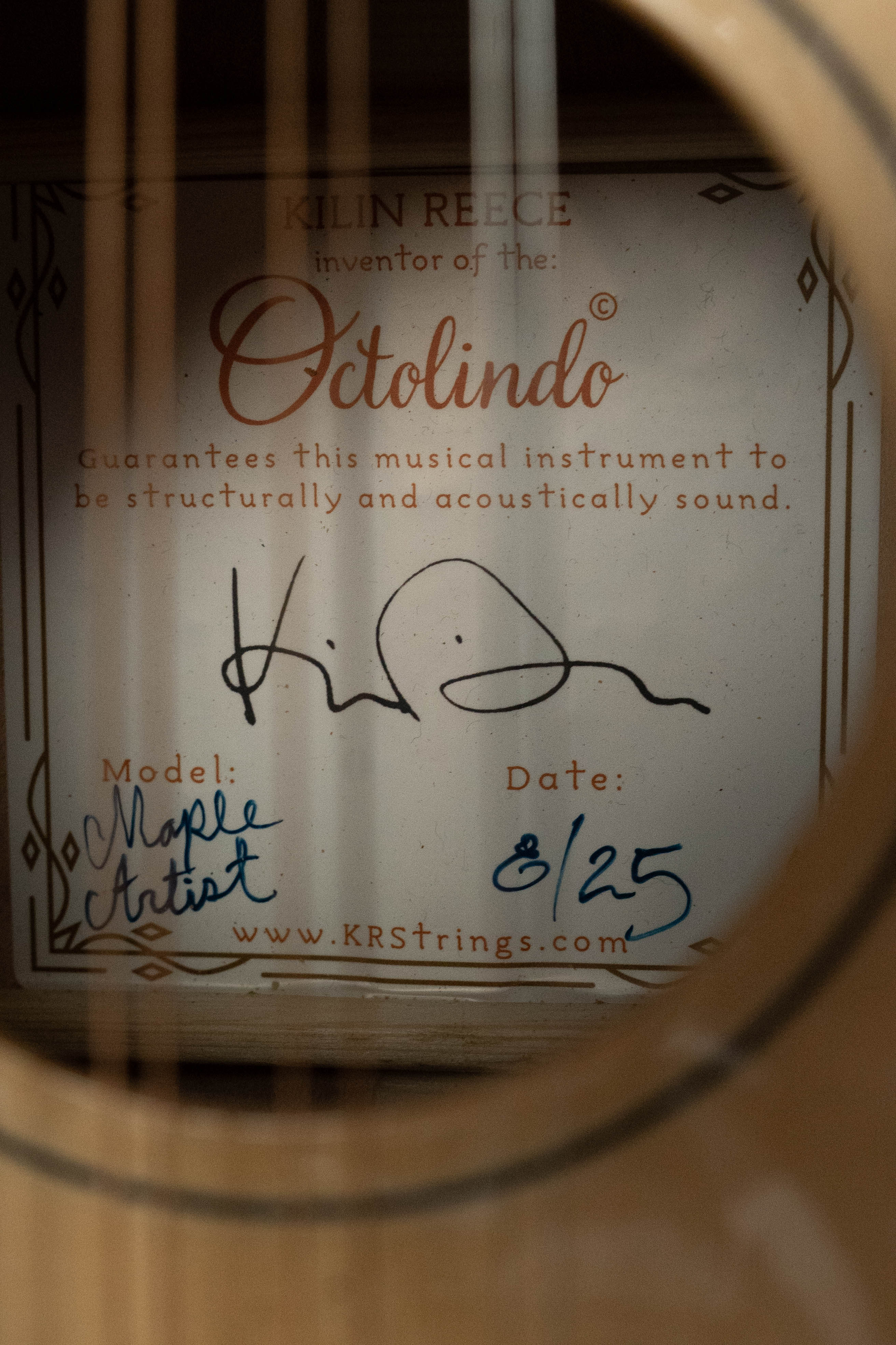 KR Strings Spruce/Maple S-Model Artist Octolindo - Image 4
