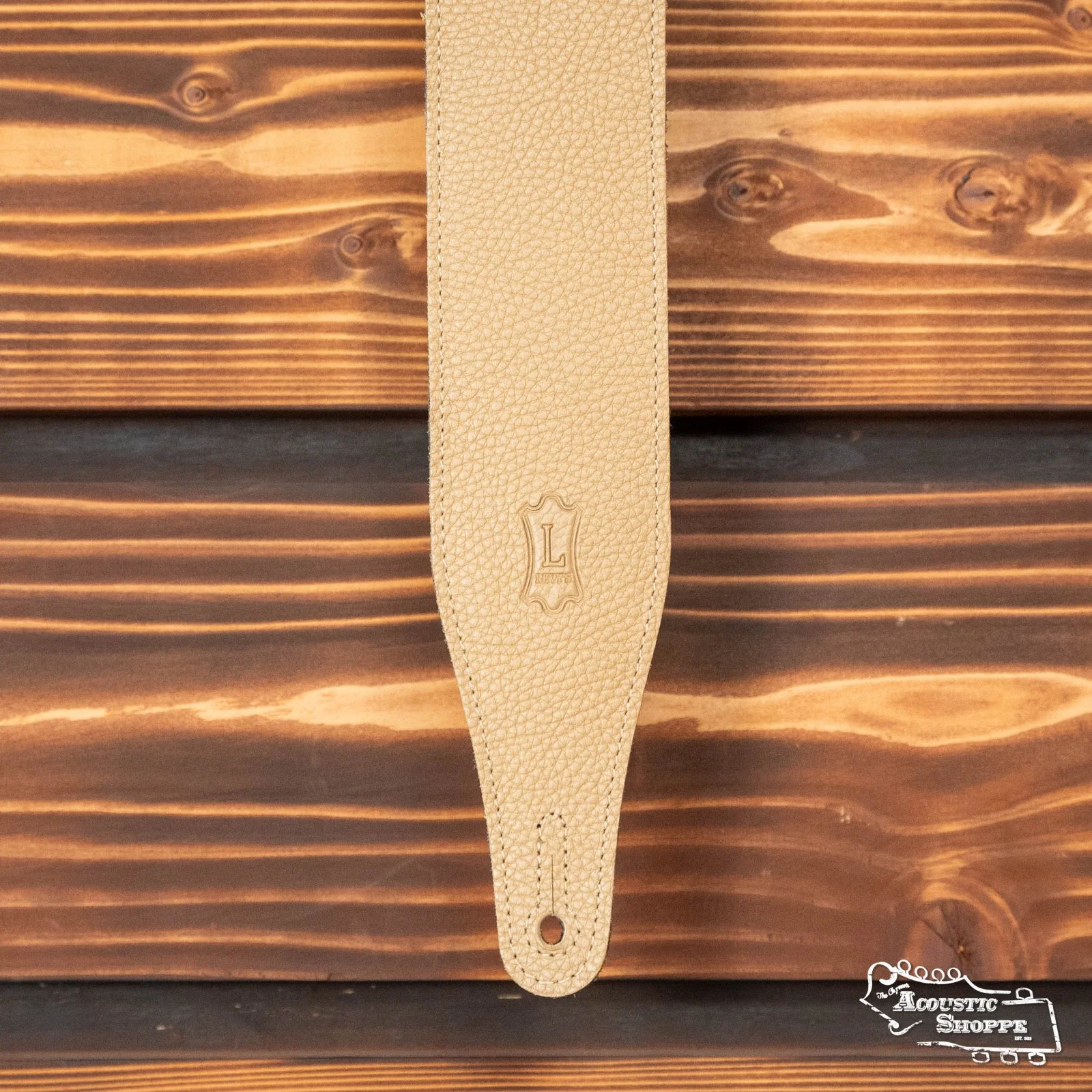 Levy's 2 1/2" Texas Steer Hide Pebbled Guitar Strap - Buffalo (M17BL-BUF)