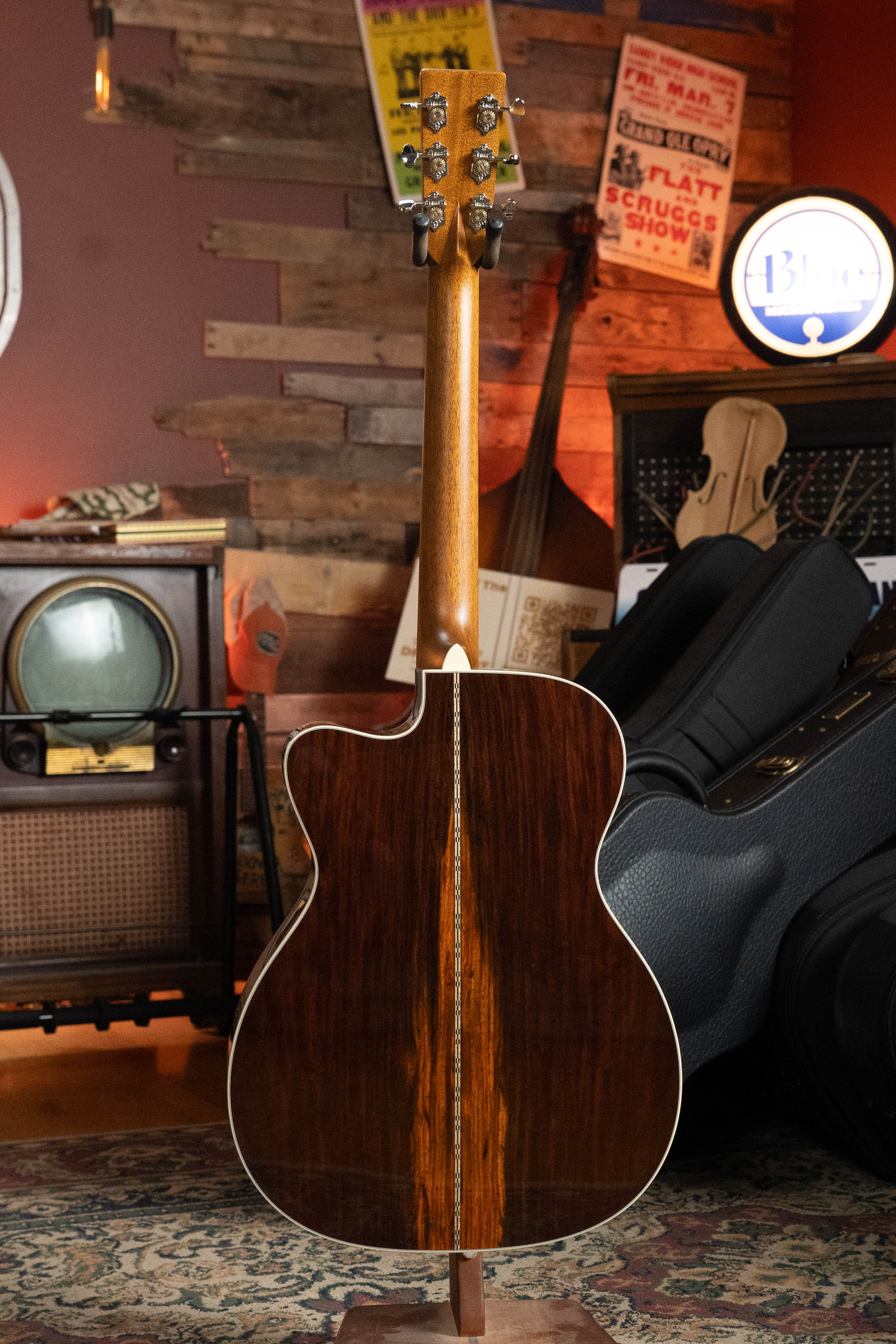 Martin Custom Shop Spruce/Cocobolo Custom "OOO/OM" Body Acoustic Guitar #2353 - Image 9