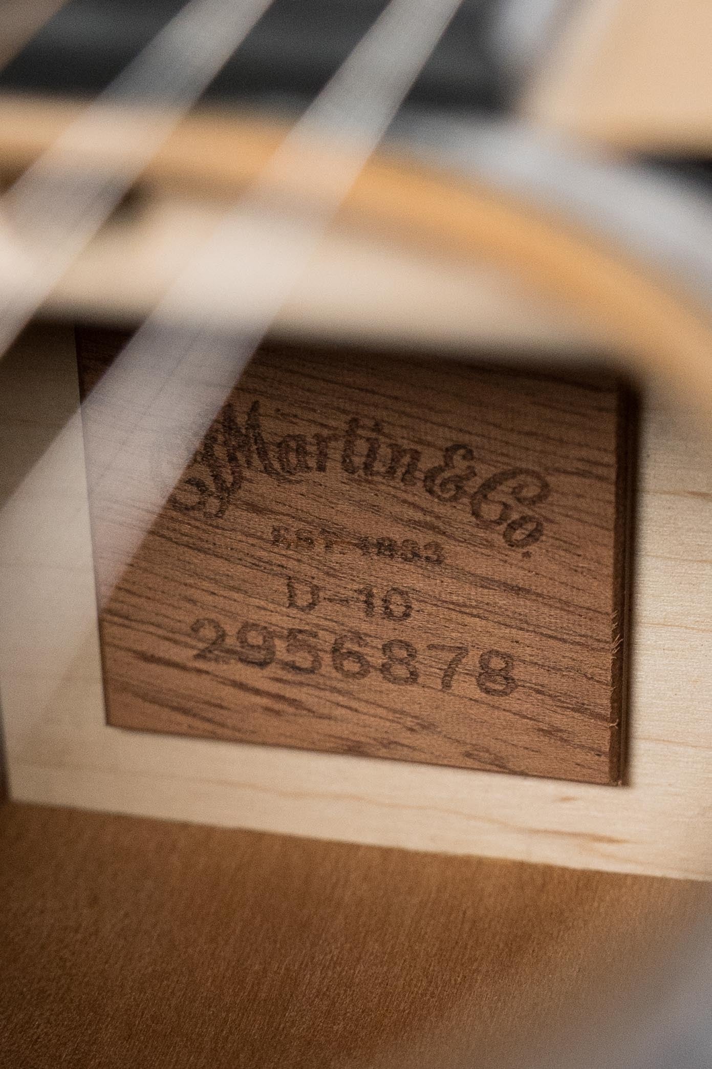 (Shop Worn)Martin D-10E Sitka/Sapele Dreadnought Guitar w/Martin E-1 Pickup #6878 - Image 3