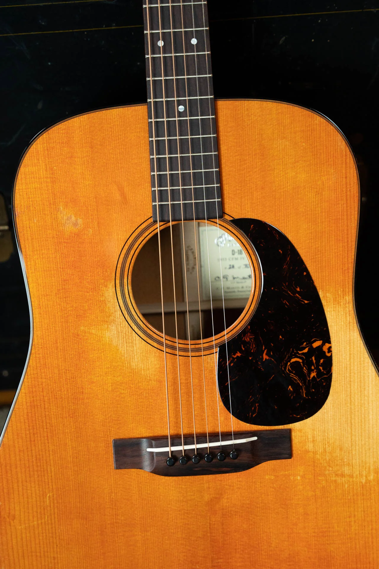 Martin D-18 1955 CFM IV 70th Birthday Spruce/Mahogany Dreadnought Acoustic Guitar #1852 - Image 2