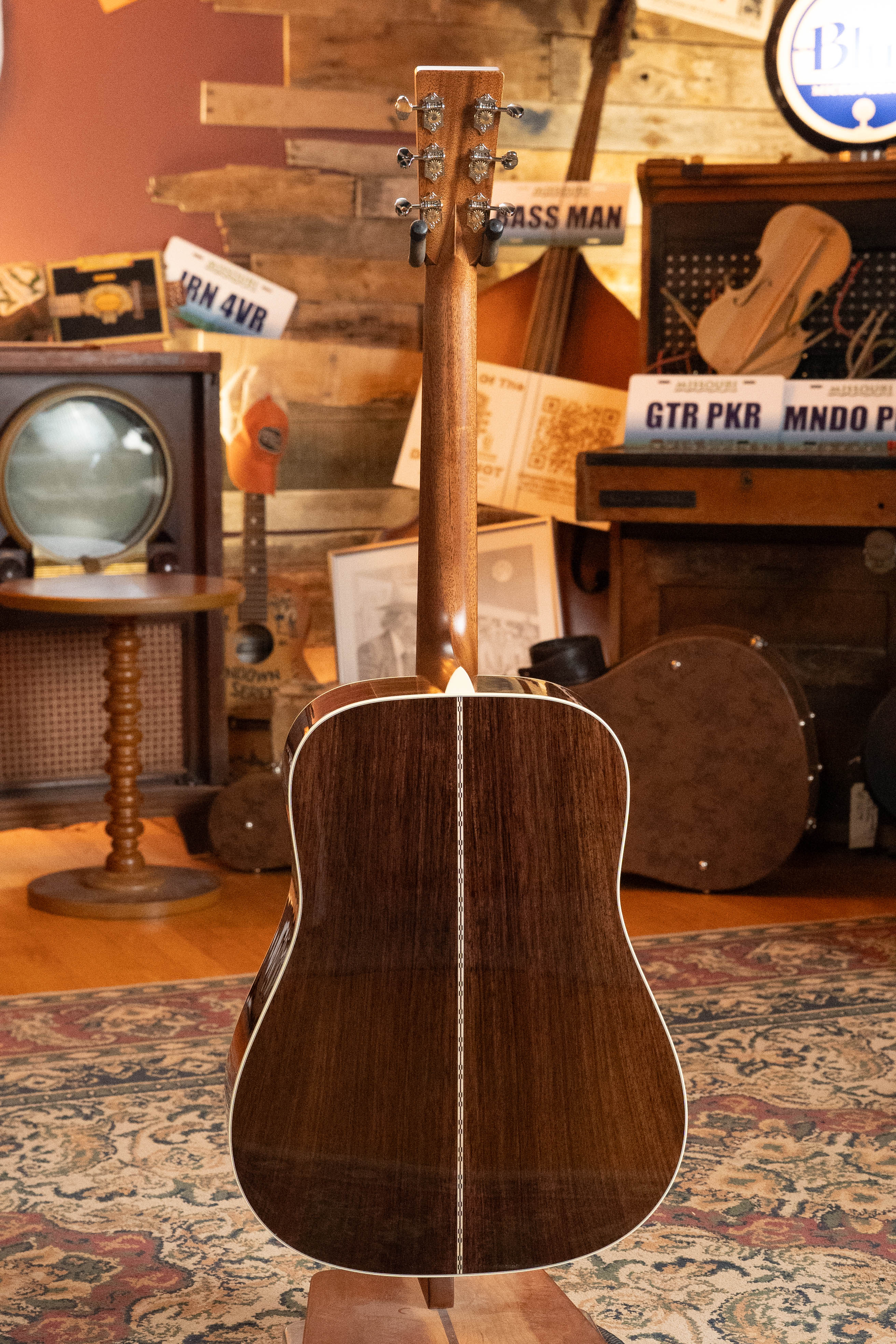 Martin D-28 1933 Ambertone Spruce/Rosewood Dreadnought Acoustic Guitar #3290 - Image 9
