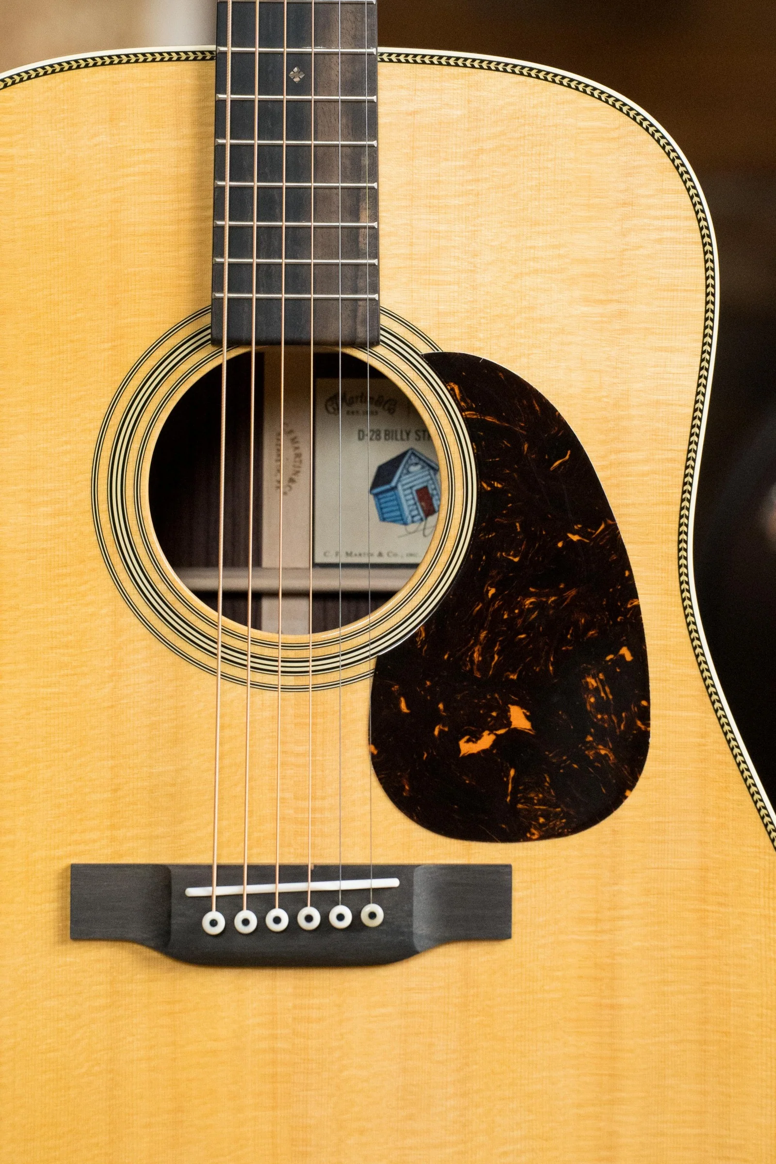 Martin D-28 Billy Strings Model Spruce/Rosewood Dreadnought Acoustic Guitar #1419 - Image 8