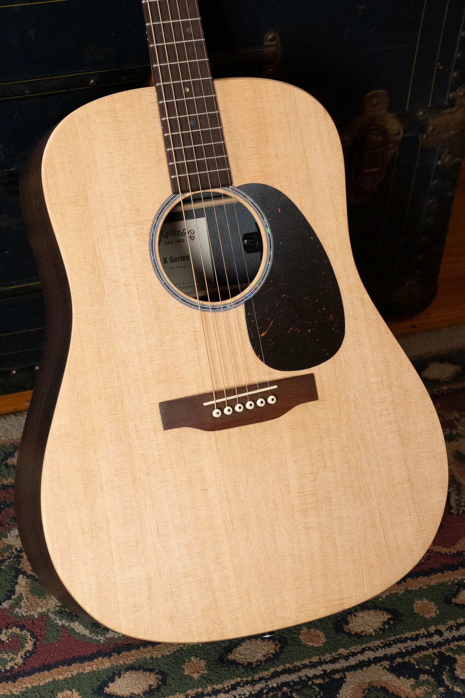 Martin D-X2E Sitka/HPL Brazilian Rosewood Dreadnought Guitar w/Martin E-1 Pickup #7868 - Image 2