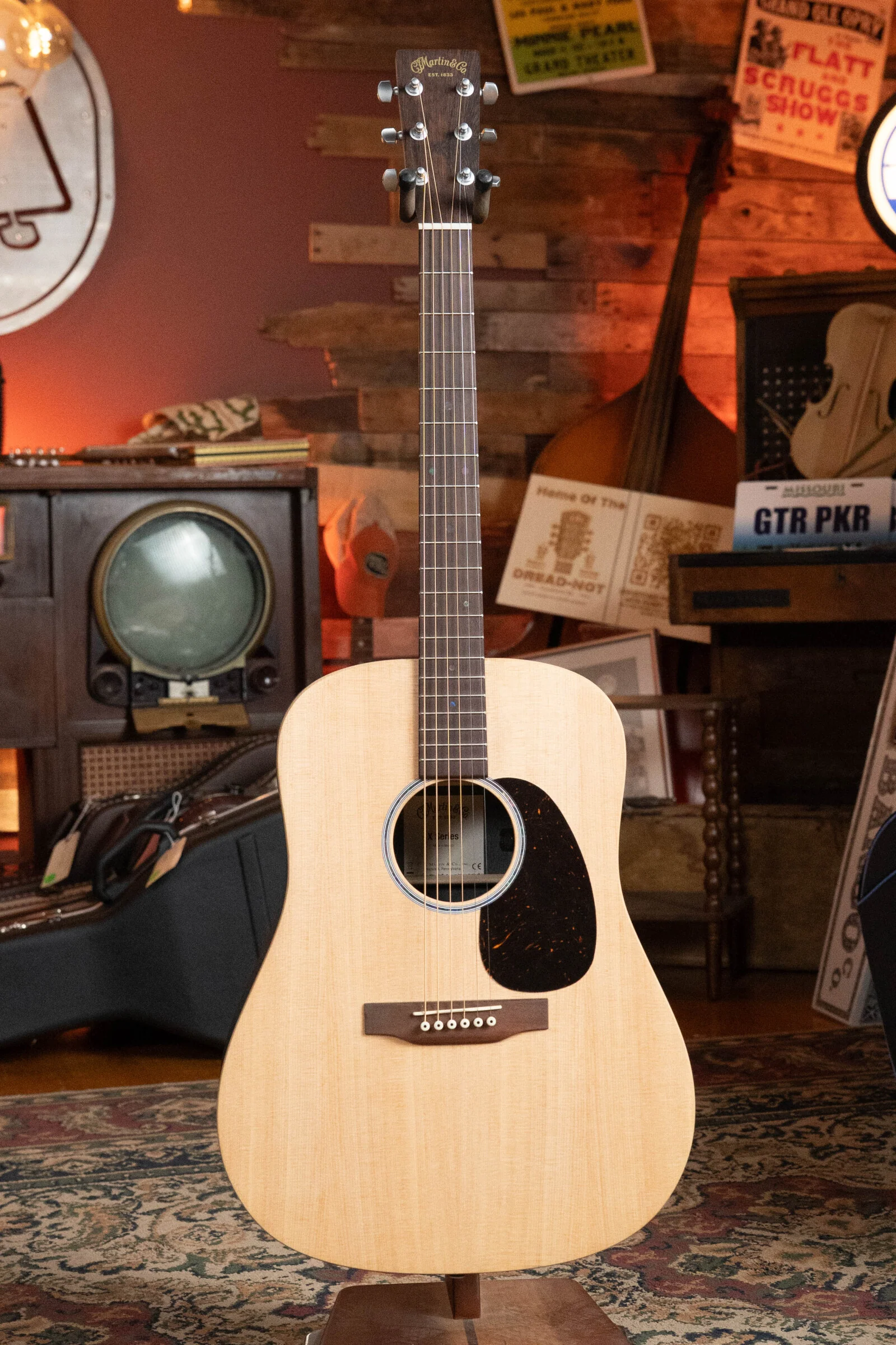 Martin D-X2E Sitka/HPL Brazilian Rosewood Dreadnought Guitar w/Martin E-1 Pickup #7868 - Image 7