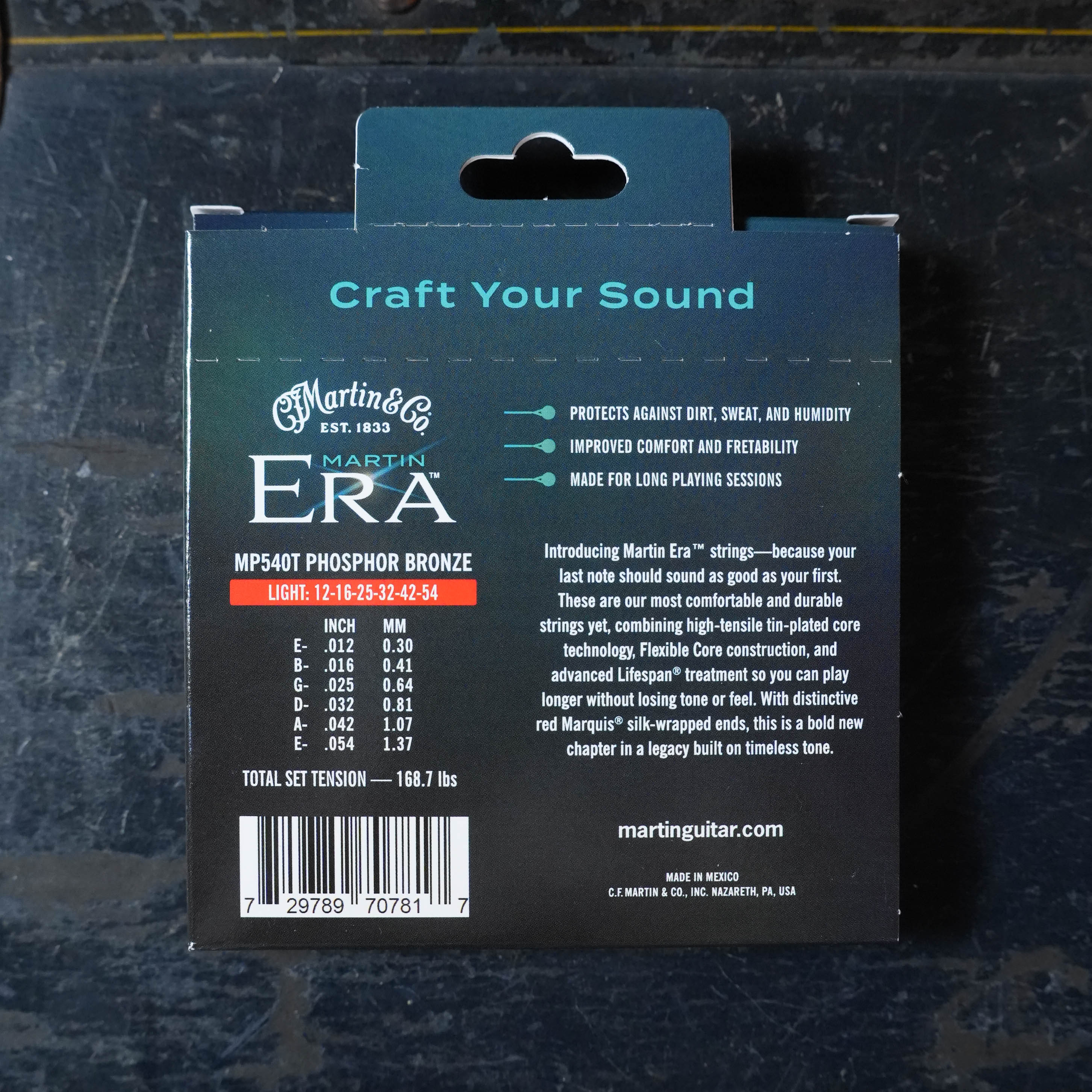 Martin Era Treated Acoustic Phosphor Bronze light 12-54 Guitar Strings - Image 2
