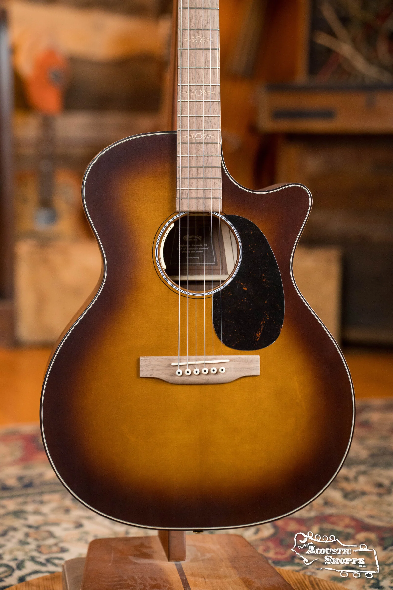 (Shop Worn) Martin GPCE Inception™ Spruce/Maple Grand Performance Amber Fade Sunburst Guitar w/LR Baggs Pickup #4627 - Image 10