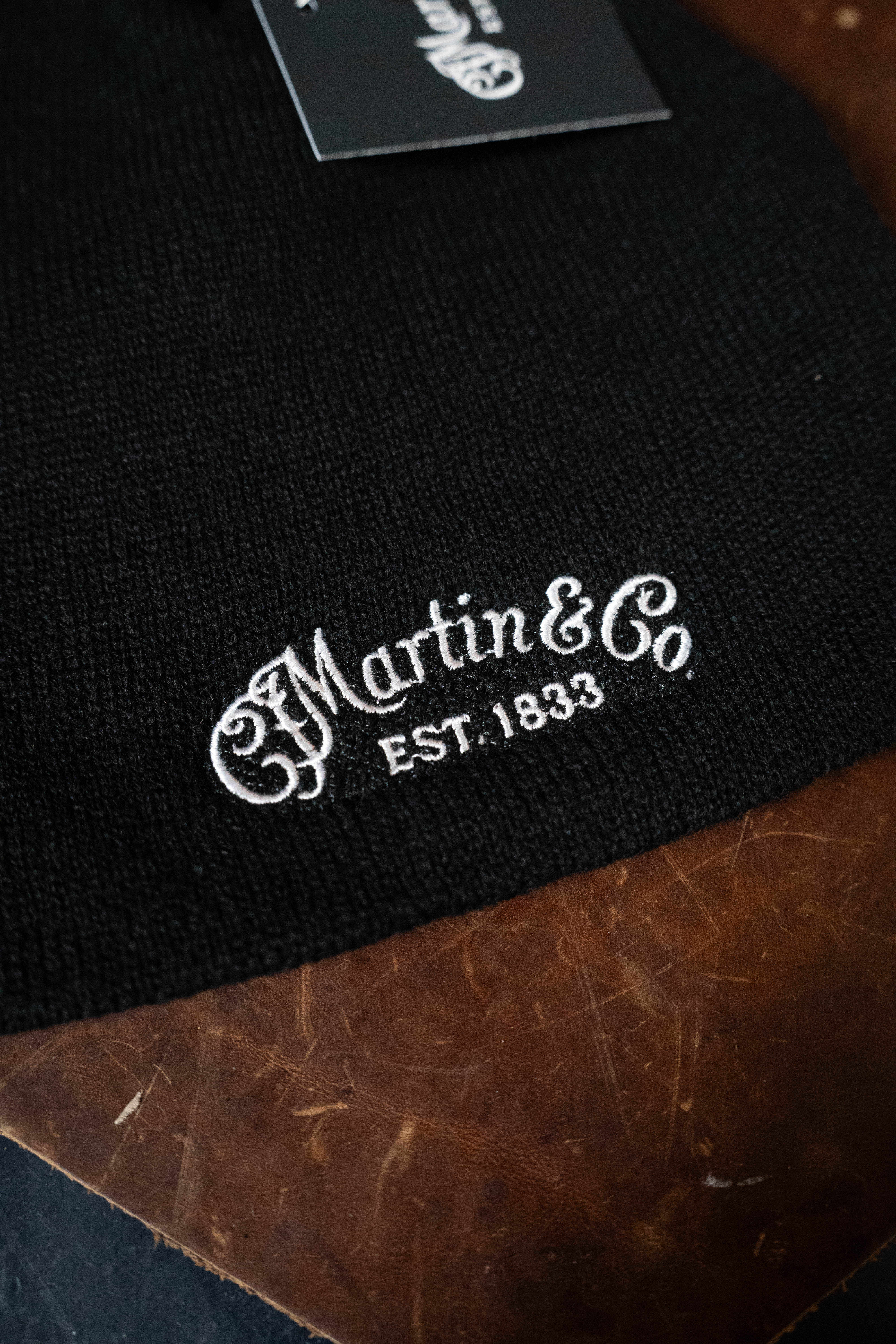 Martin Logo Black Beanie - Image 2
