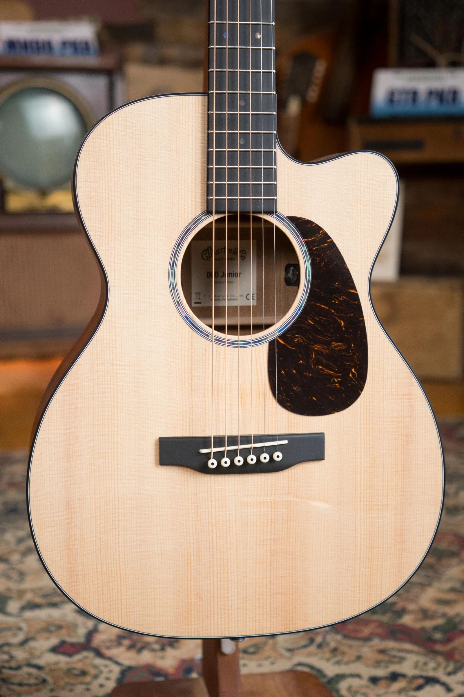 Martin OOO Jr CE Spruce/Sapele OOO Cutaway Guitar w/Martin Electronics #4755 - Image 6