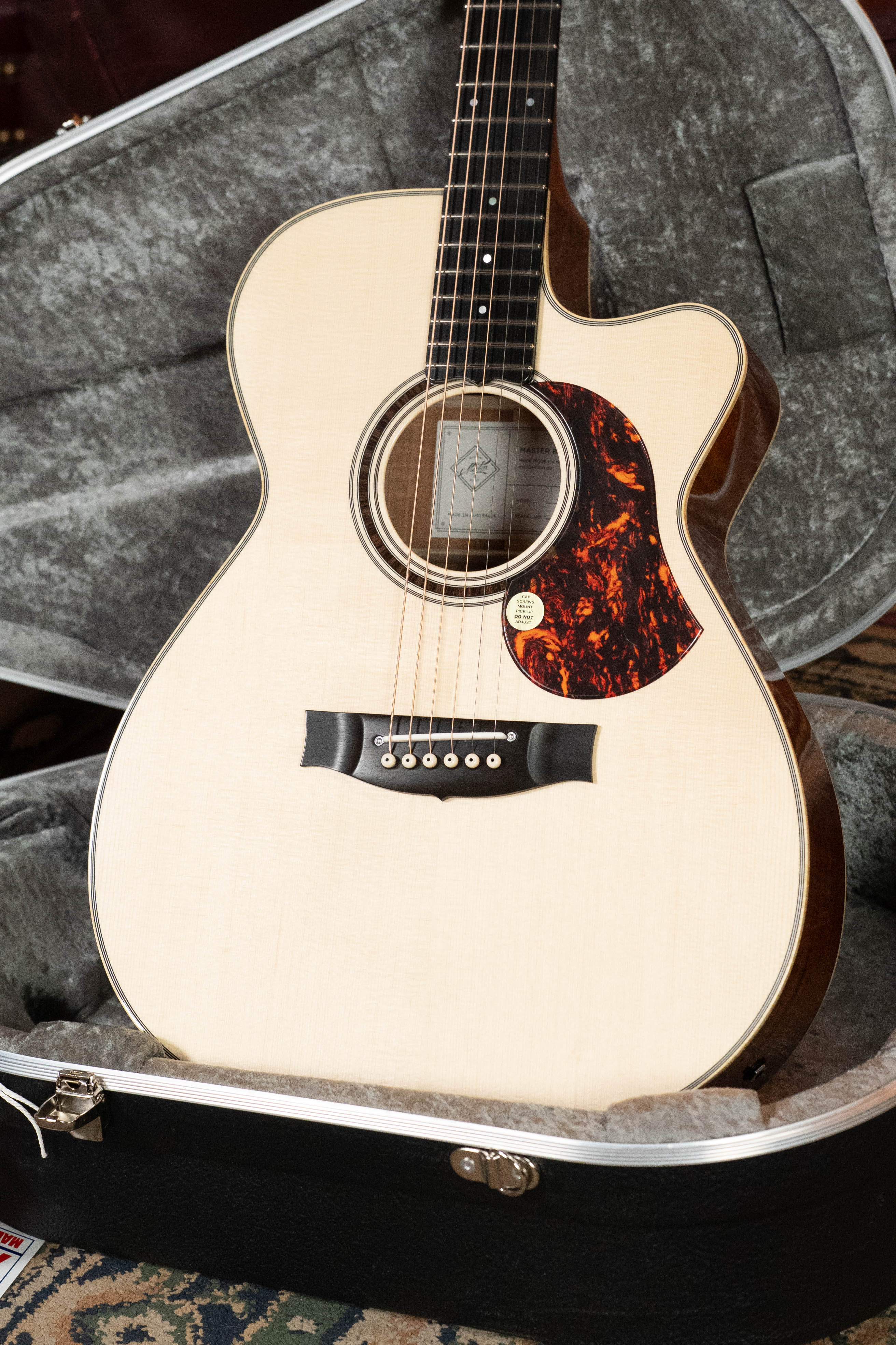 Maton Master Built The L.E May Spruce/Blackwood Deep-body Cutaway Guitar w/Electronics #0154 - Image 2