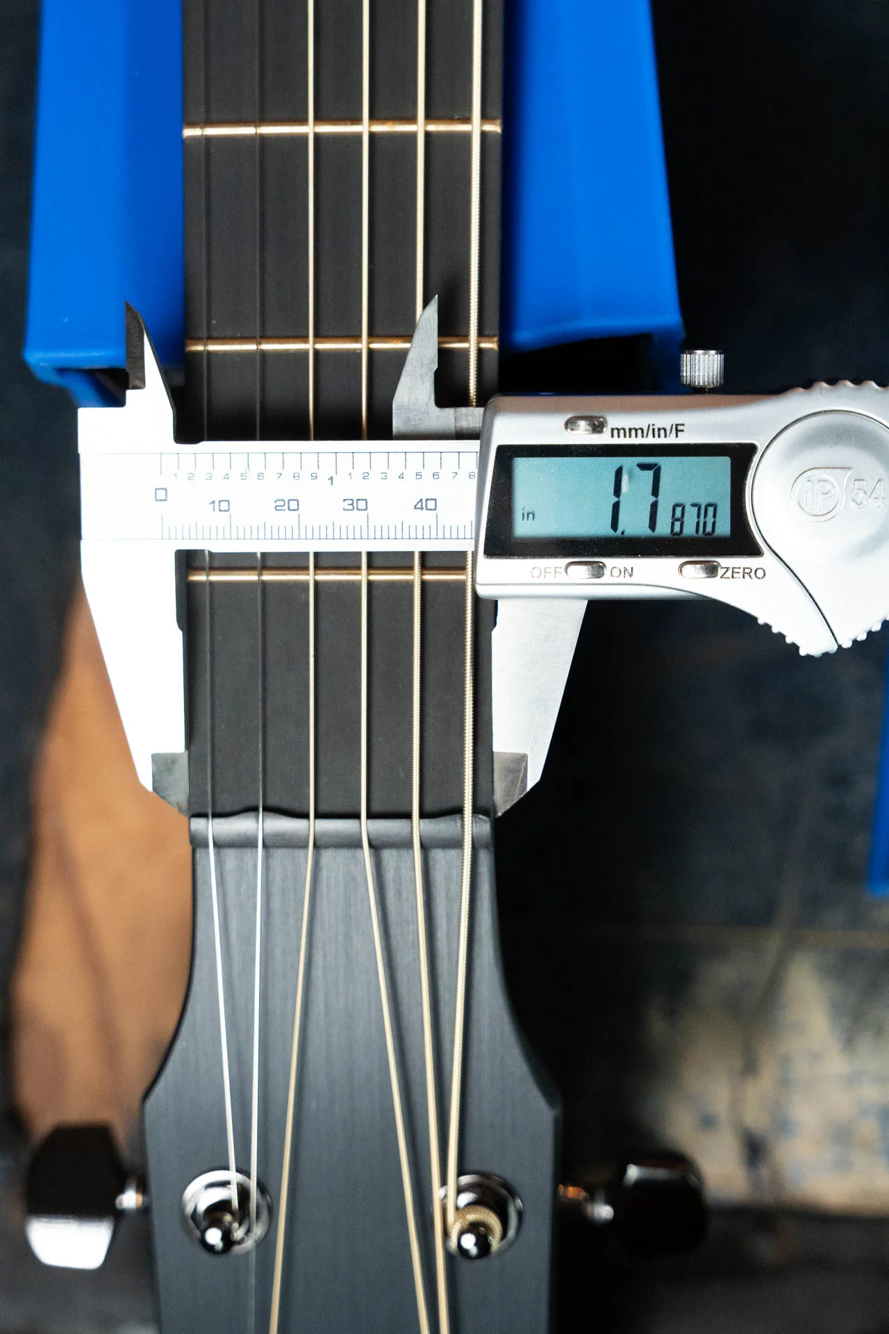 McPherson Blackout Carbon Fiber Sable Camo Top w/ Evo Frets and Black Gotoh Tuners #2764 - Image 13
