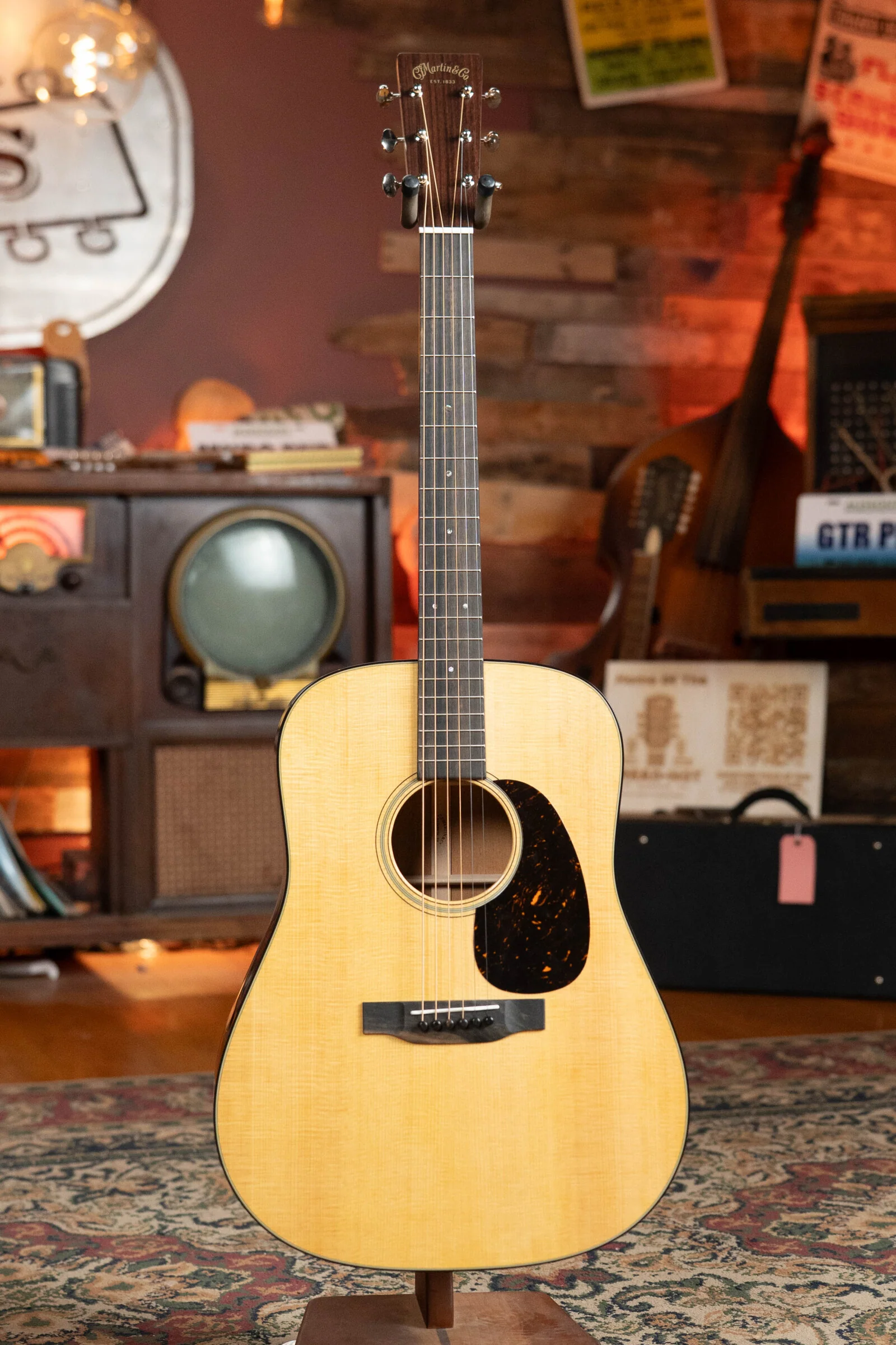 *New 2025 Model* Martin D-18 Spruce/Mahogany Gloss Finish Dreadnought Acoustic Guitar #3976 - Image 6