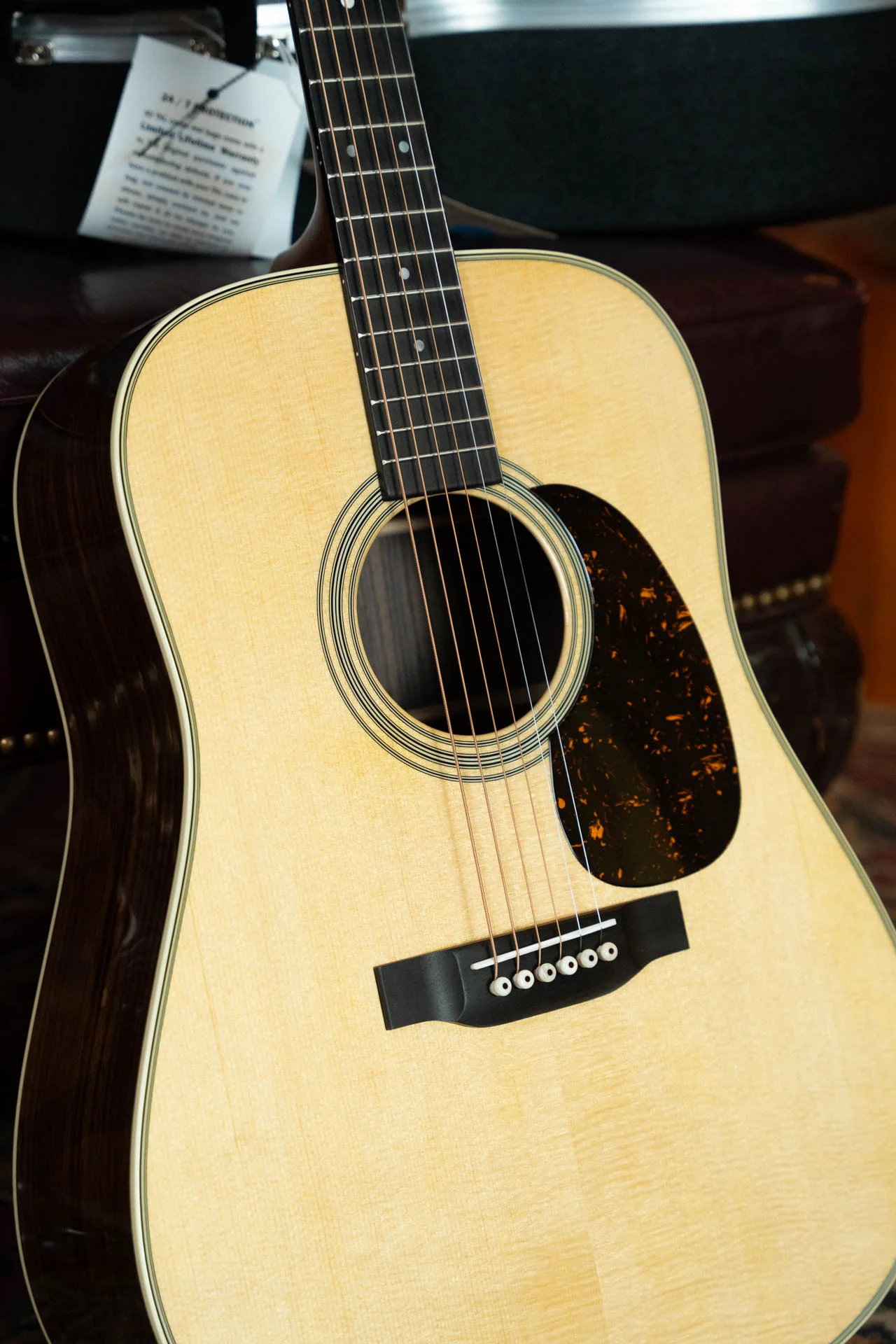 *New 2025 Model* Martin D-28 Gloss Spruce/Indian Rosewood Dreadnought Acoustic Guitar #0650 - Image 2