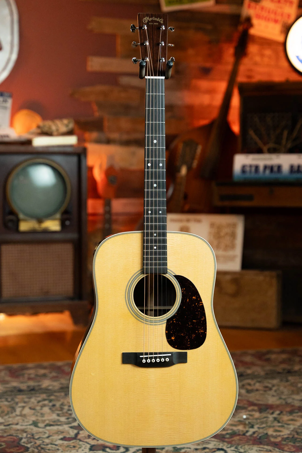*New 2025 Model* Martin D-28 Gloss Spruce/Indian Rosewood Dreadnought Acoustic Guitar #0650 - Image 6