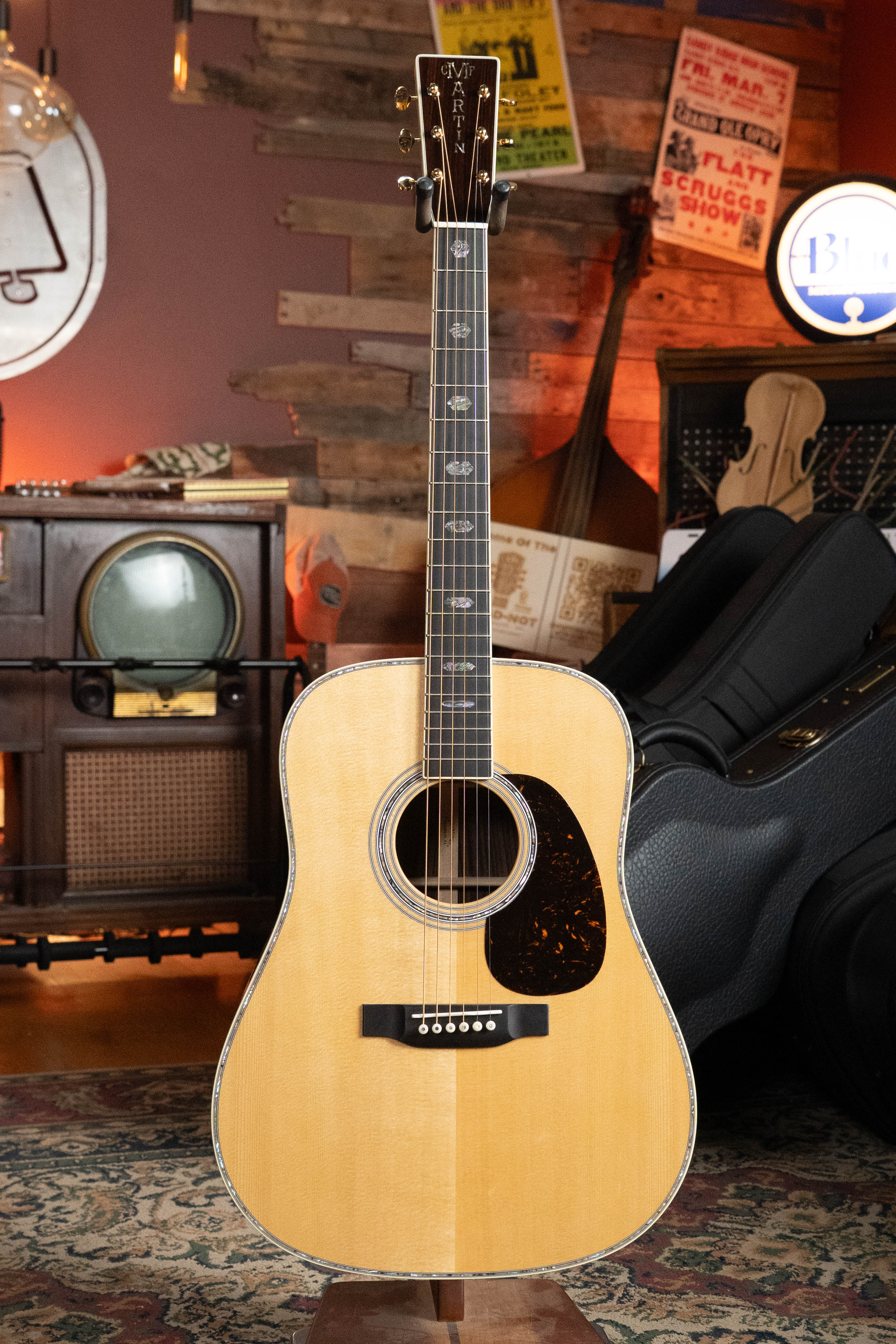 Martin D-41 Spruce/Indian Rosewood Dreadnought Acoustic Guitar #5217 - Image 7