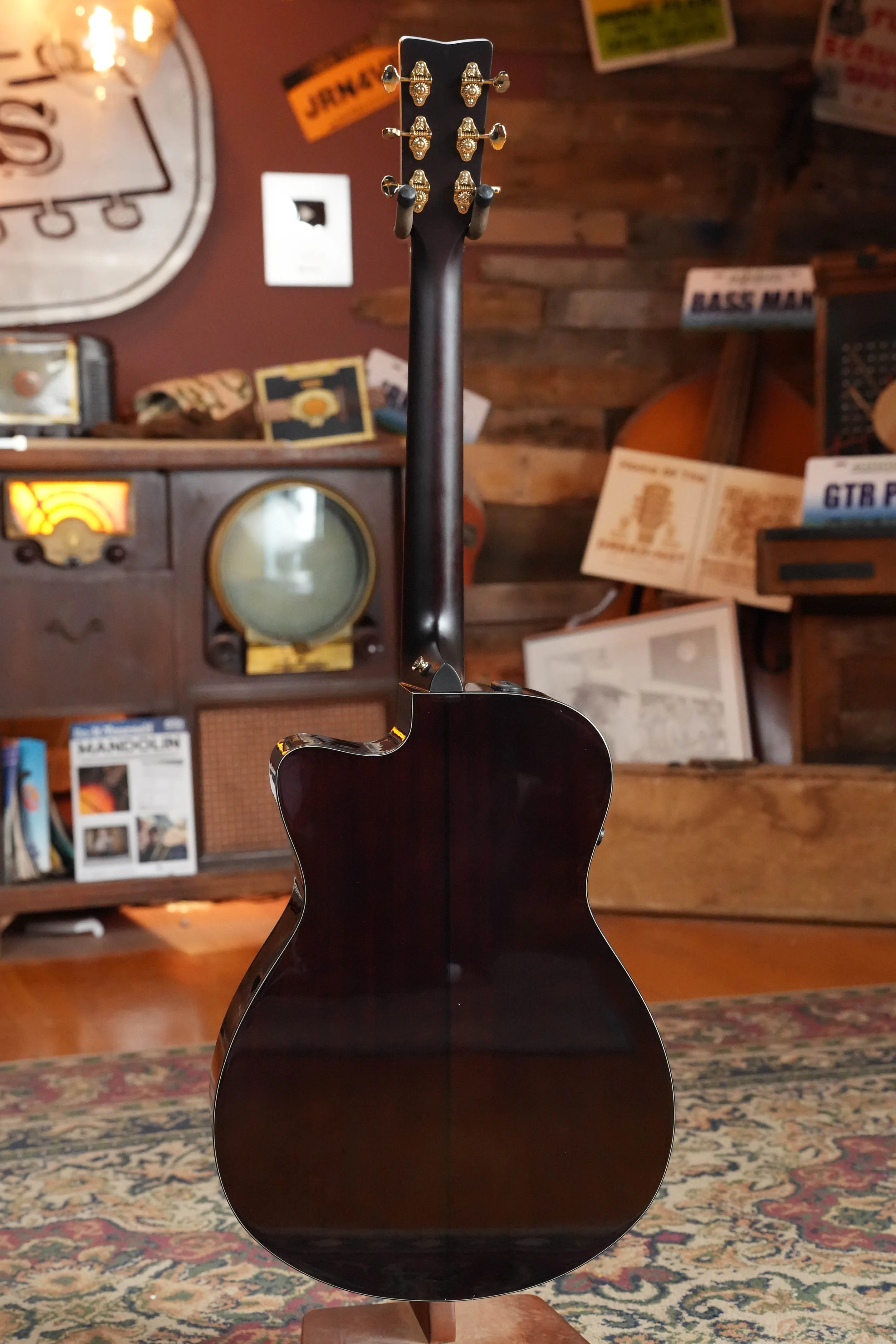 *New 2026 Model* Yamaha TAS3C-SBD Sitka/Mahogany Sandburst Concert Guitar w/the NEWEST TransAcoustic System #0165 - Image 12
