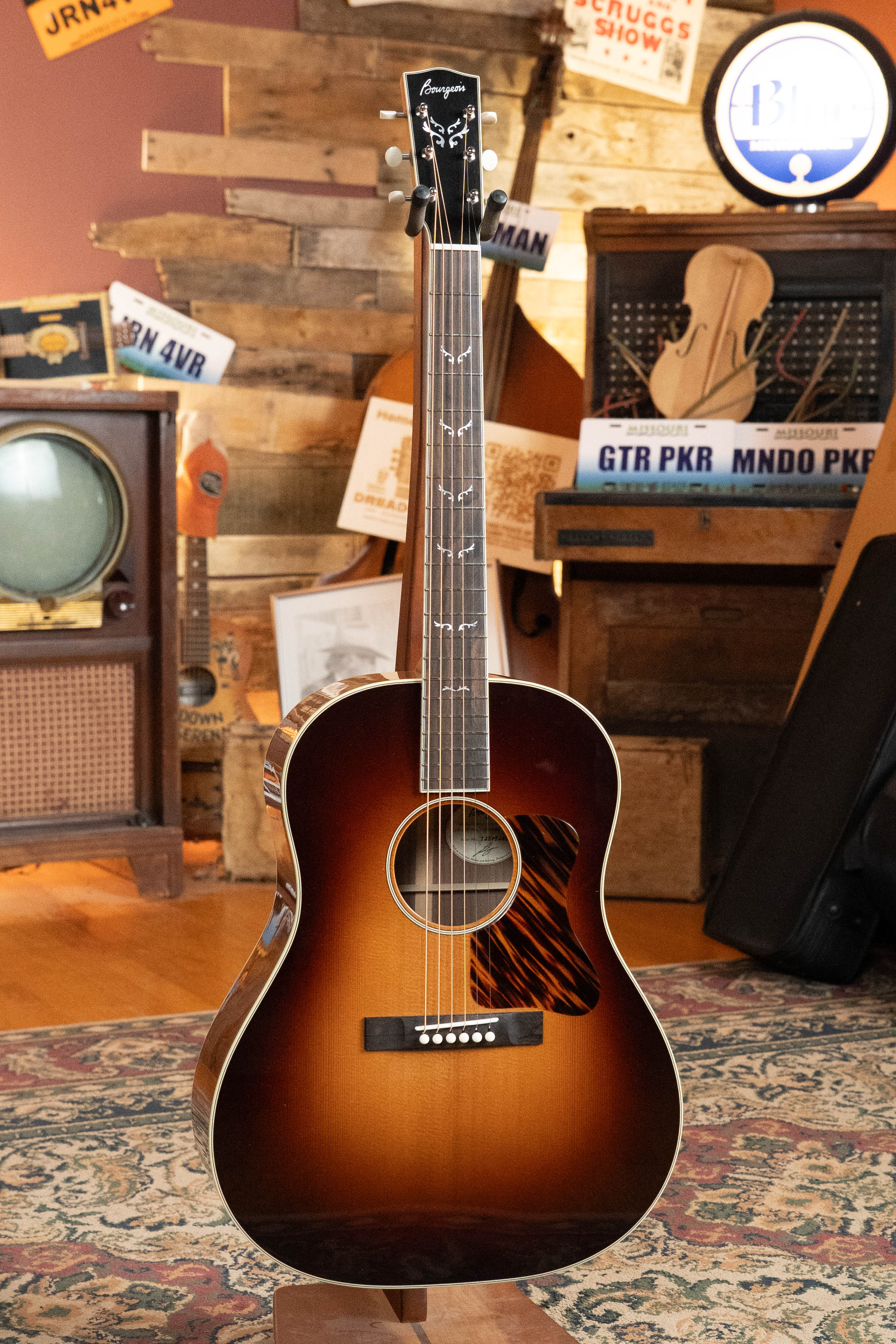 *New 2026 Model* Bourgeois Limited Edition Luke Bryan Touchstone Series Aged Tone Sitka/Walnut Slope Shoulder Dreadnought Acoustic Guitar #9243 - Image 7