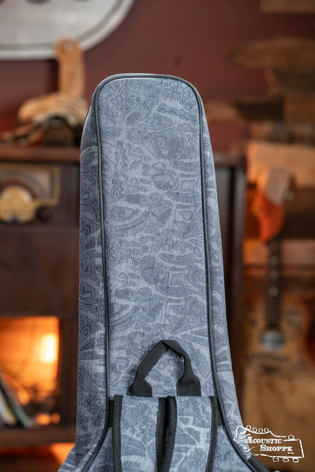 Ortega OGBAC-DN-BLJ Dreadnought Guitar Gigbag - Blue Jean - Image 9