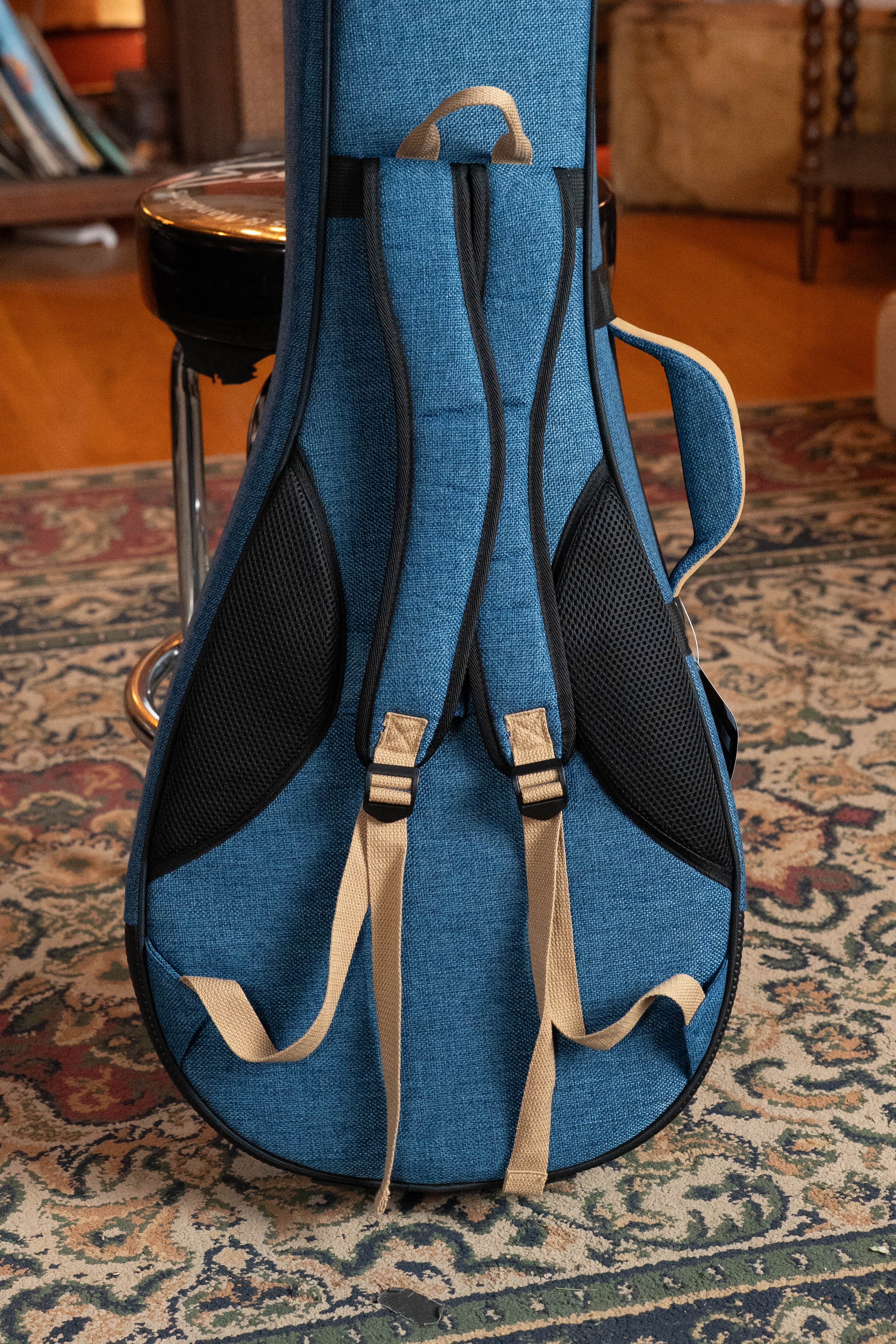 Ortega OSOCABJ-OC Banjo Soft Case - Ocean Blue - Image 6