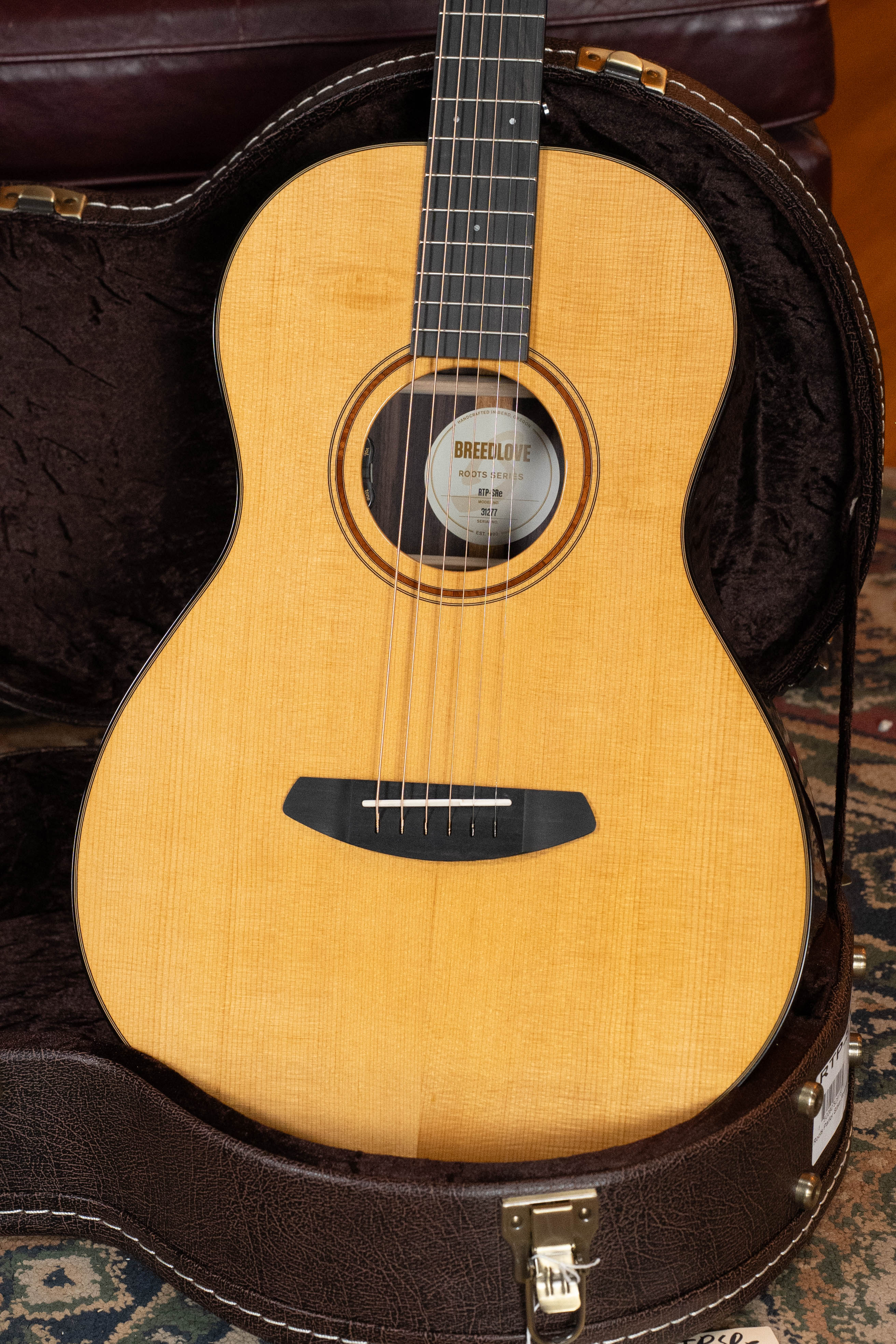 *New 2026 Model* Breedlove Roots Series Sitka/Rosewood Gloss Parlor Guitar w/LR Baggs Electronics #1277 - Image 2