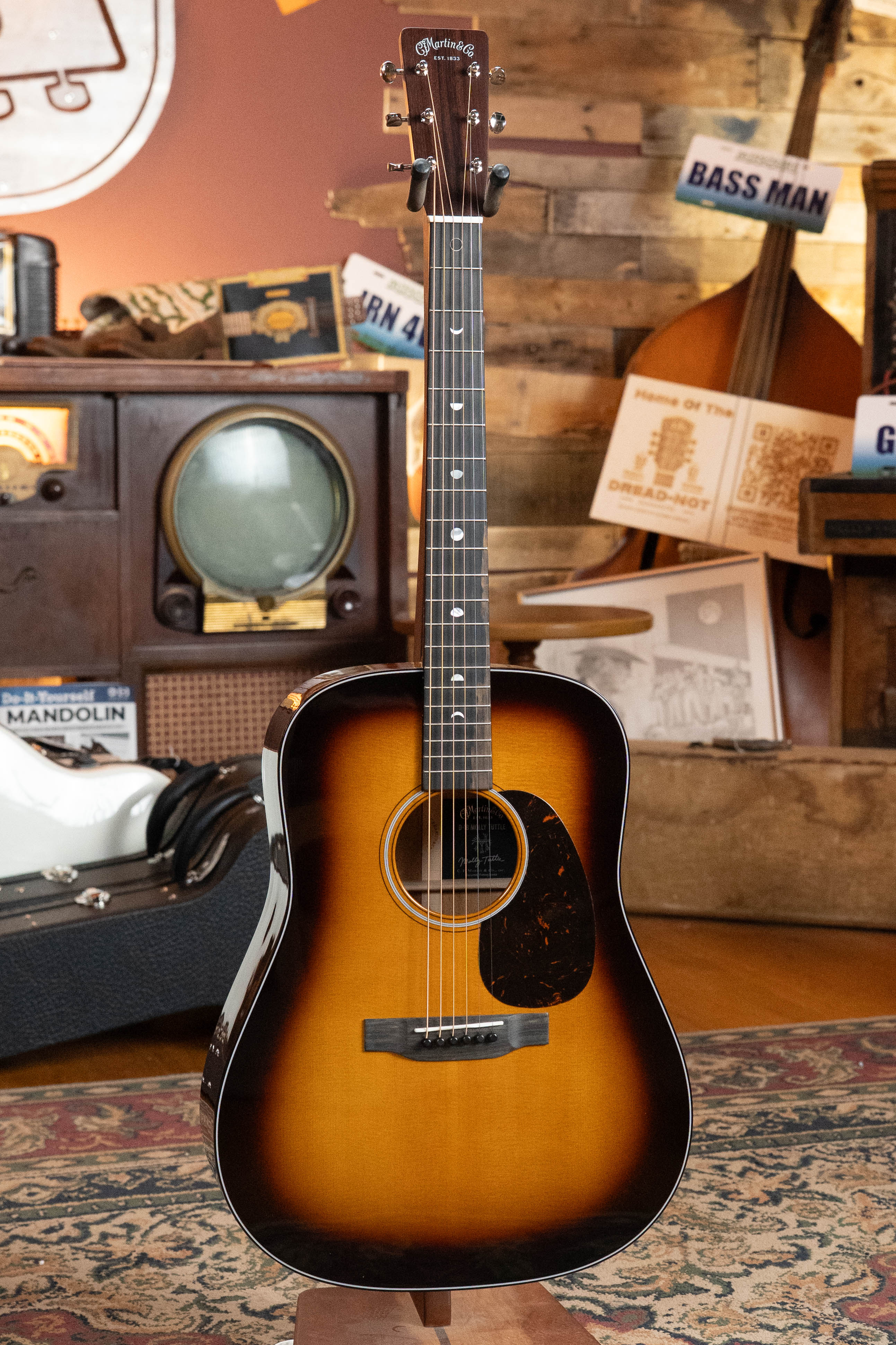 PRE-ORDER DEPOSIT ONLY *New 2026 Model* Martin D-18 Molly Tuttle Spruce/Mahogany Dreadnought Acoustic Guitar - Image 8