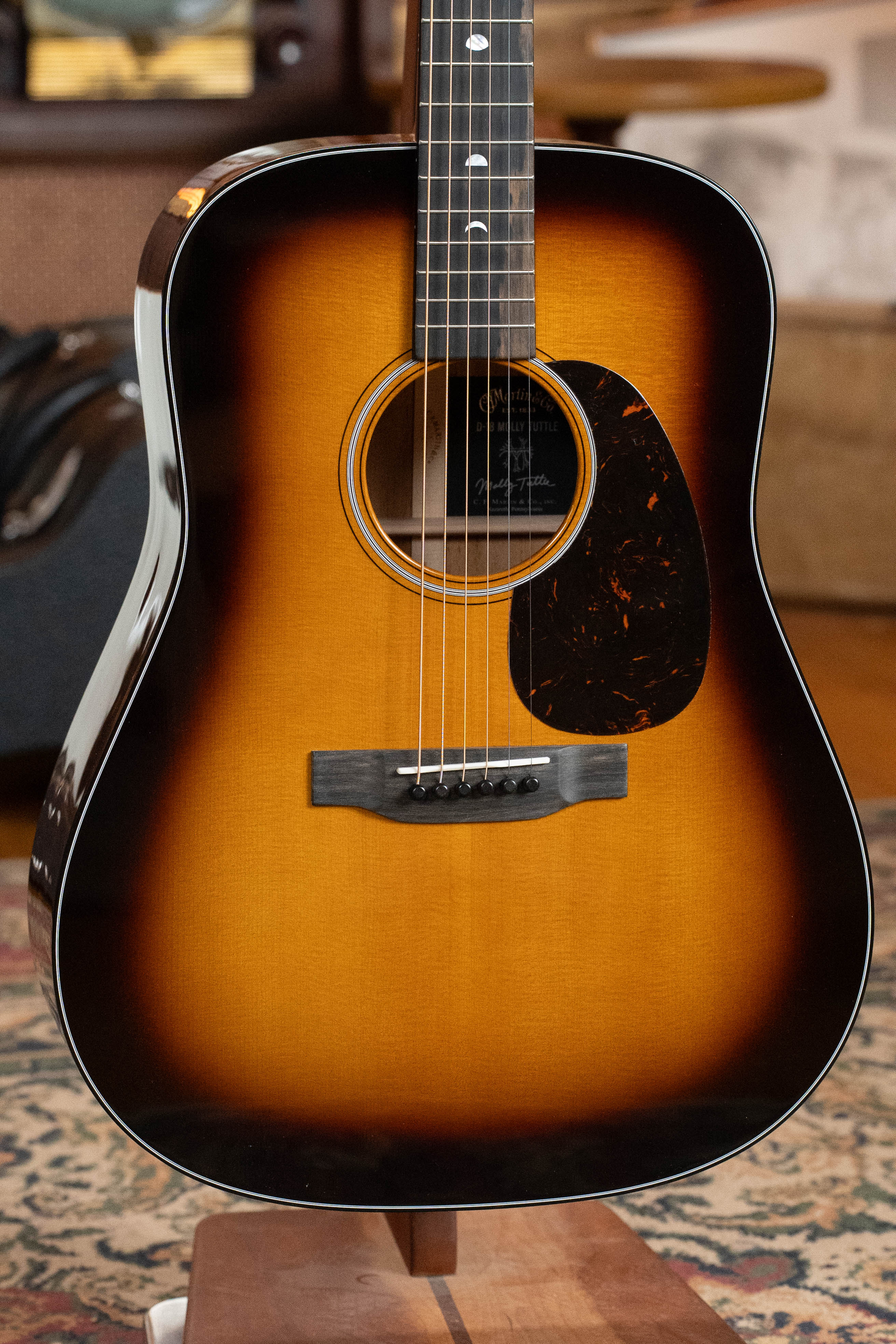 PRE-ORDER DEPOSIT ONLY *New 2026 Model* Martin D-18 Molly Tuttle Spruce/Mahogany Dreadnought Acoustic Guitar - Image 9