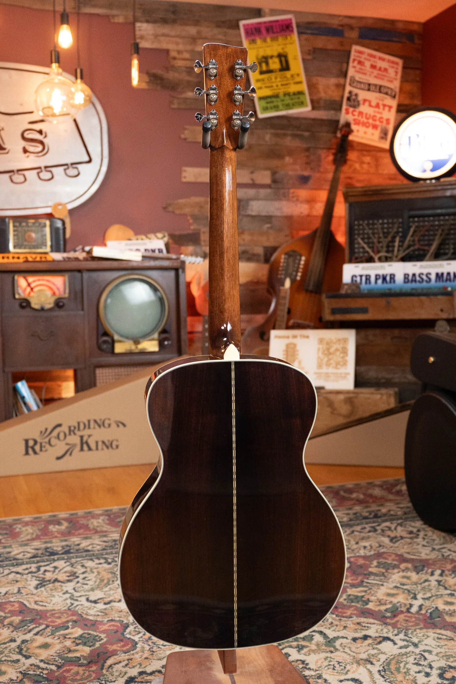 Recording King RO-328 Adirondack/Rosewood OOO Acoustic Guitar #0121 - Image 8
