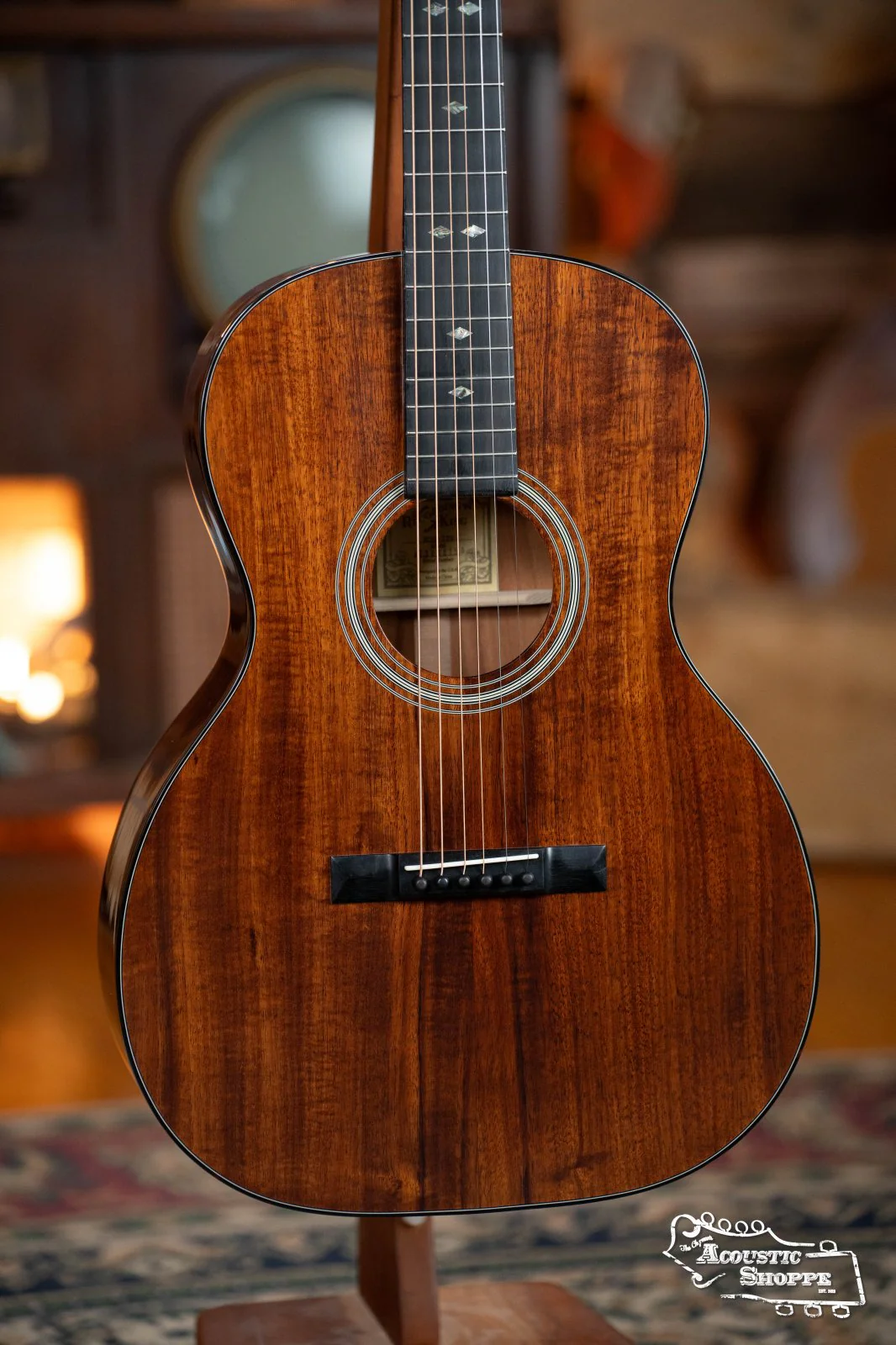Recording King ROS-729 All Koa OOO Acoustic Guitar #0156 - Image 5