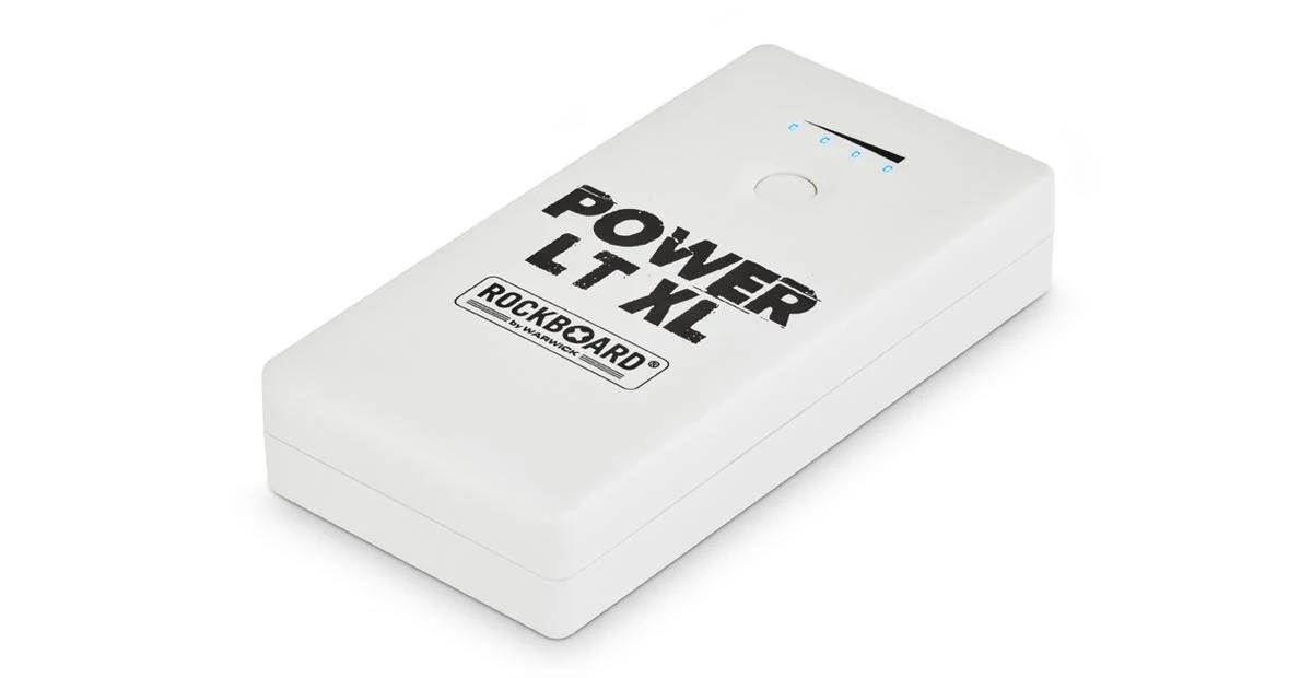 RockBoard Power LT XL (White) - Rechargeable Effects Pedal + Mobile Power Bank - Image 7