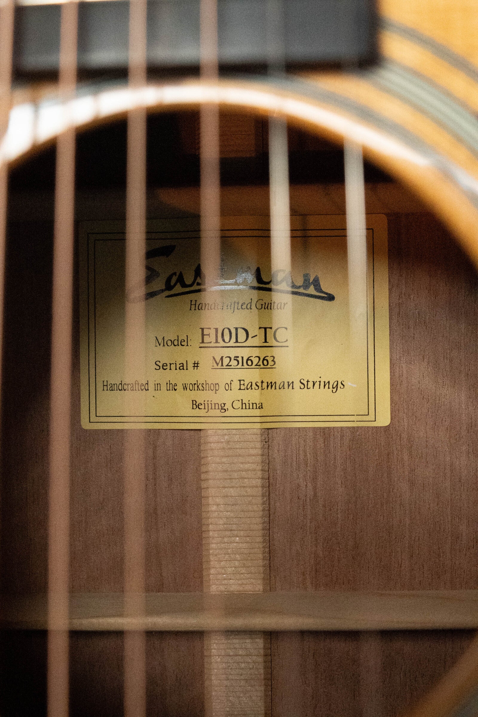 Eastman E10D-TC Thermo-Cured Adirondack Spruce/Mahogany Dreadnought Acoustic Guitar #6263 - Image 5