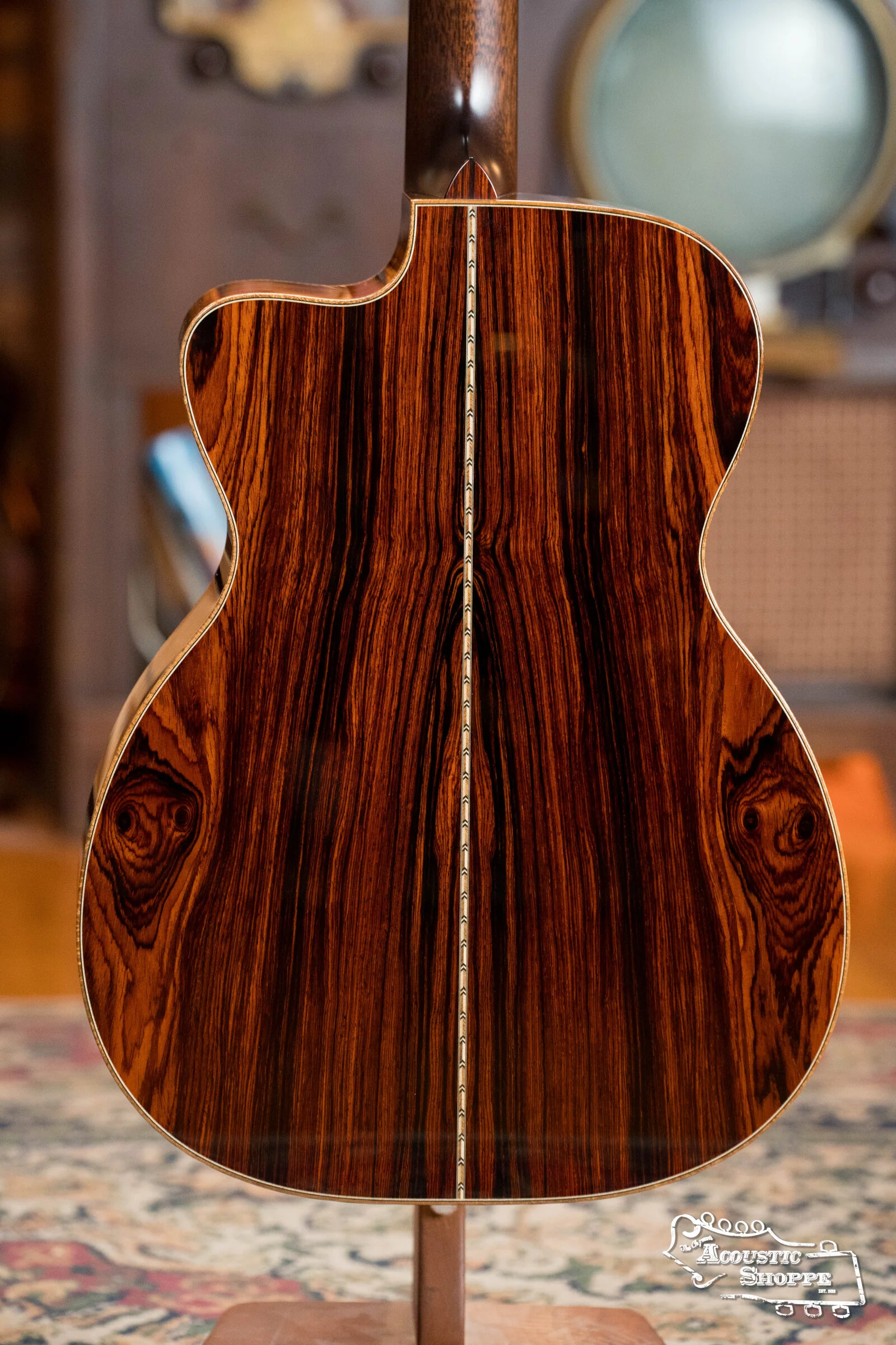 Bourgeois *Custom* Build LSDBS-OM Dana Bourgeois Signature Adirondack/Cocobolo Orchestra Model Cutaway Acoustic Guitar - Image 13