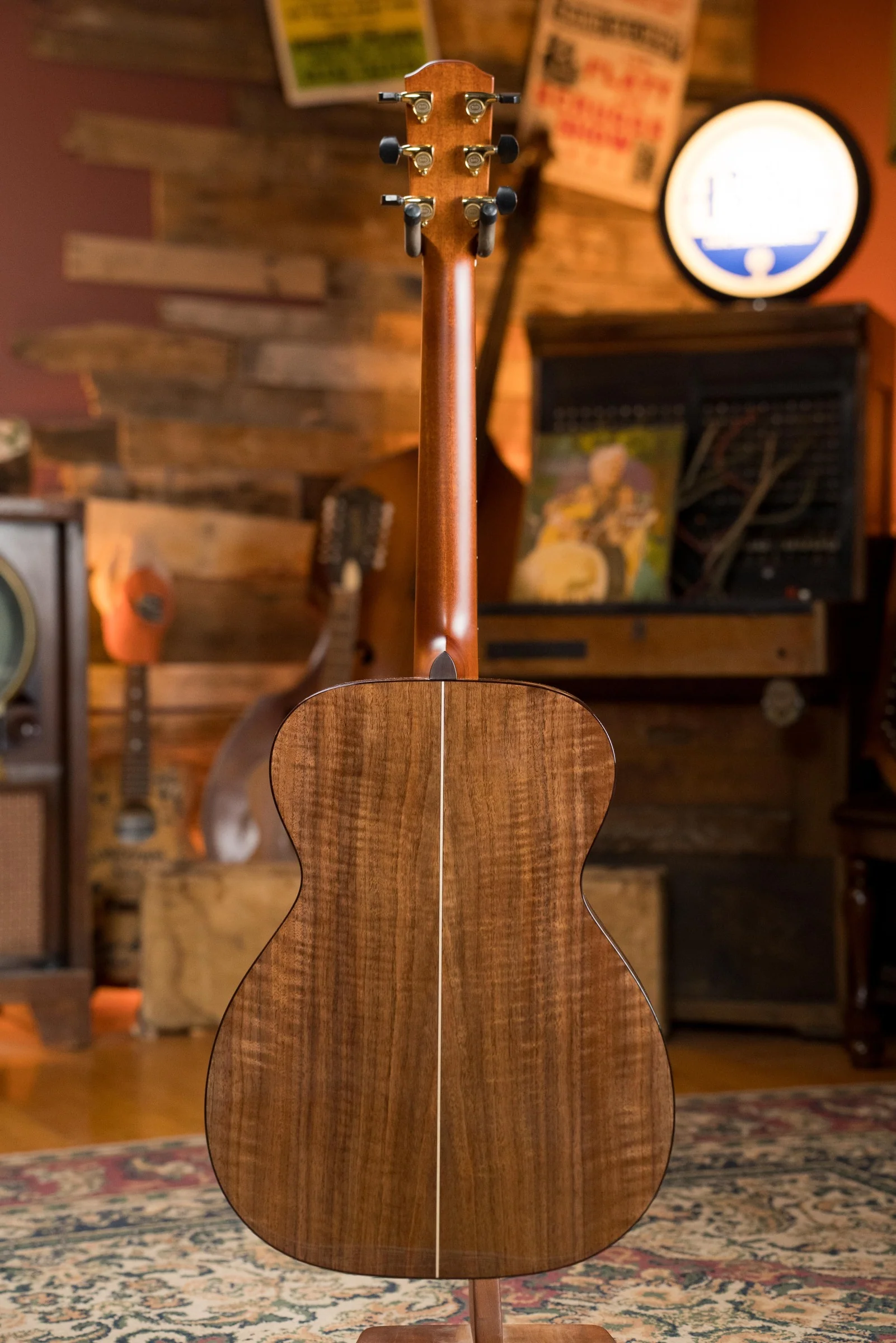 Alvarez Yairi Masterworks Series FYM77 Reserve 1 of 6 Worldwide Adirondack/Flamed Black Walnut OM Acoustic Guitar #6666 - Image 9