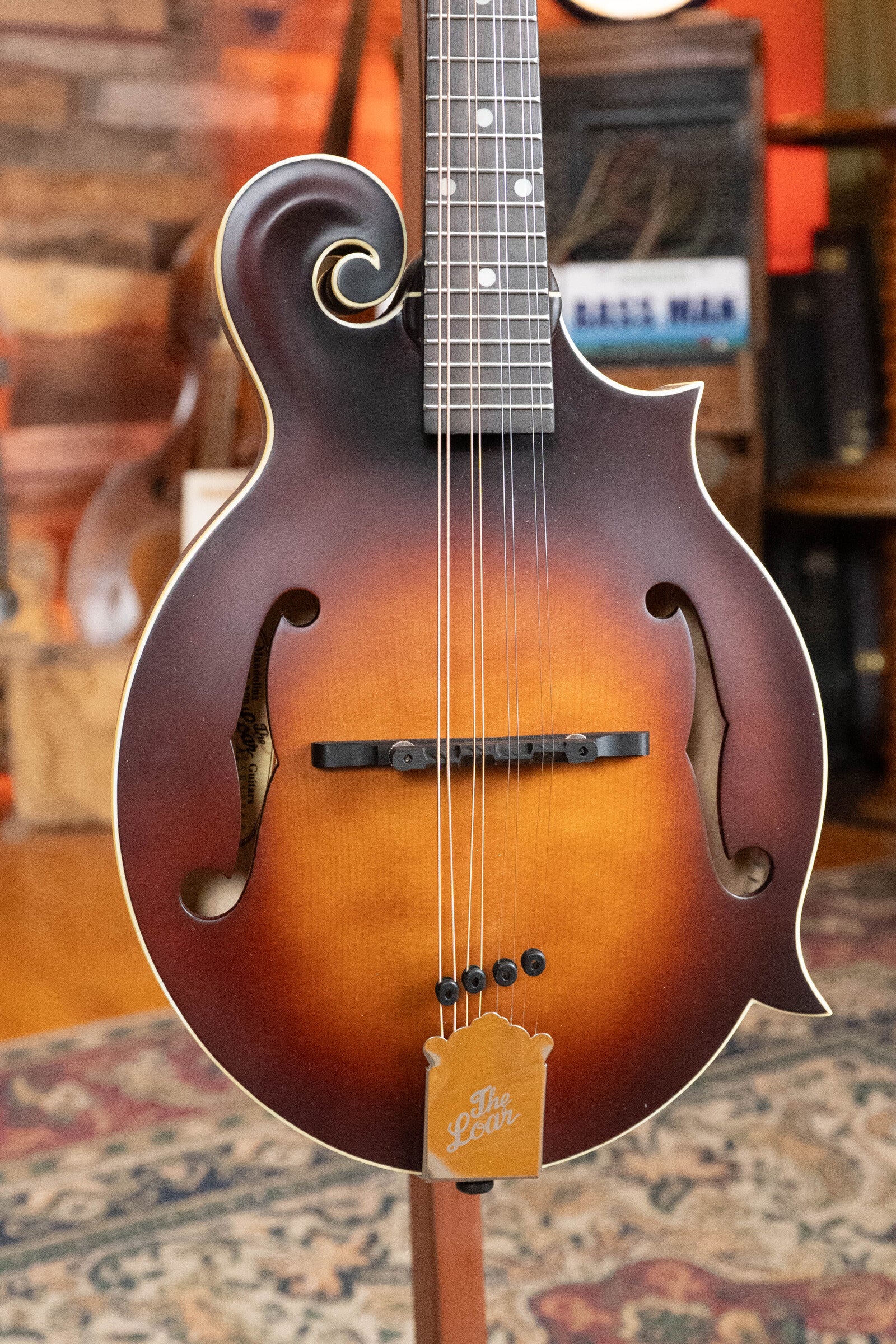 The Loar LM-310F-BRB Honey Creek F-Style Brownburst Mandolin #0069 - Image 5