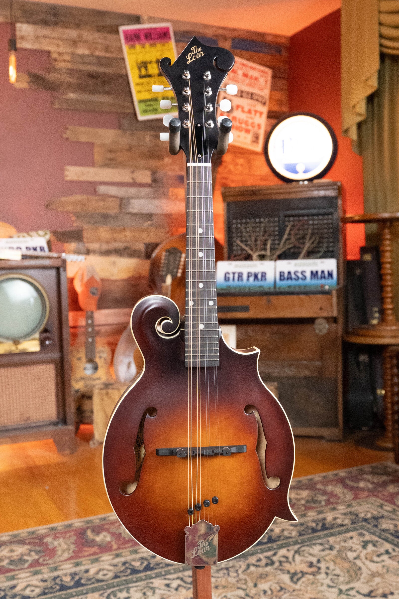 The Loar LM-310F-BRB Honey Creek F-Style Brownburst Mandolin #0181 - Image 4
