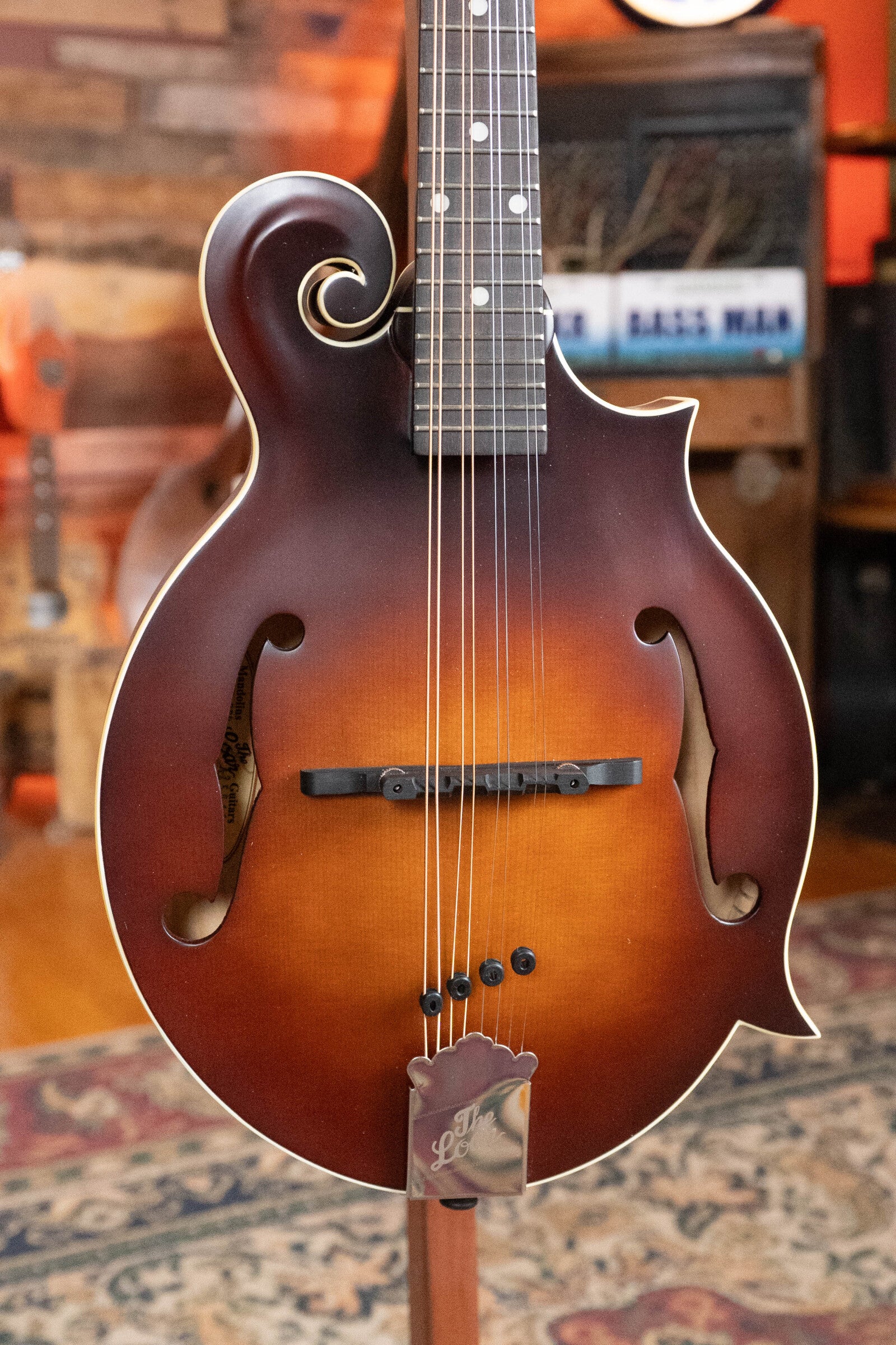 The Loar LM-310F-BRB Honey Creek F-Style Brownburst Mandolin #0181 - Image 5